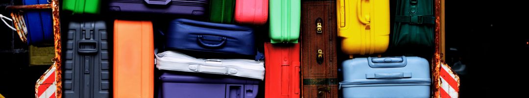 Taschen in verschiedenen Farben im Regal