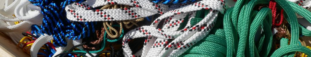 verschiedene Bootsleinen