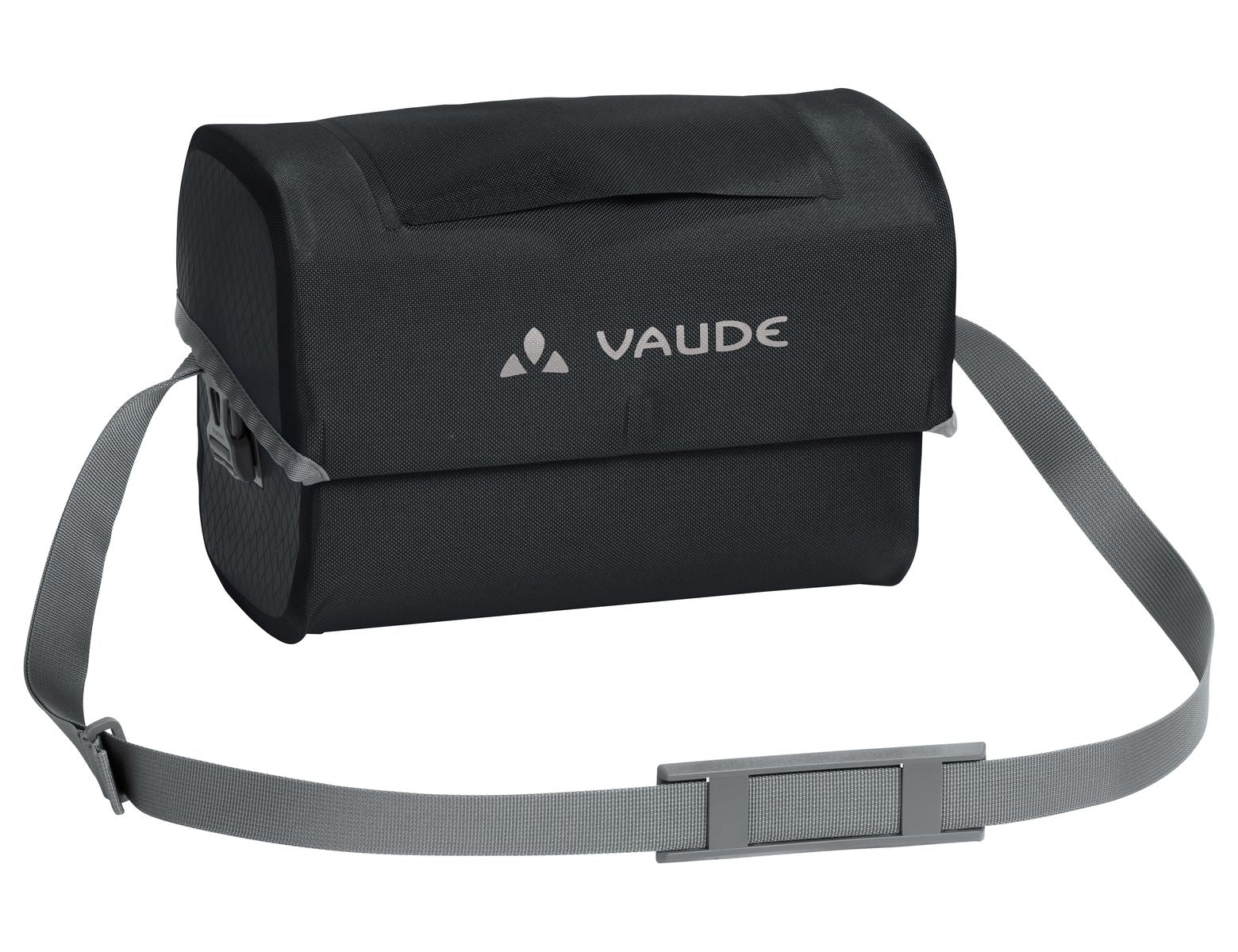 VAUDE Aqua Box Lenkertasche Fahrradtasche, schwarz, von vorn