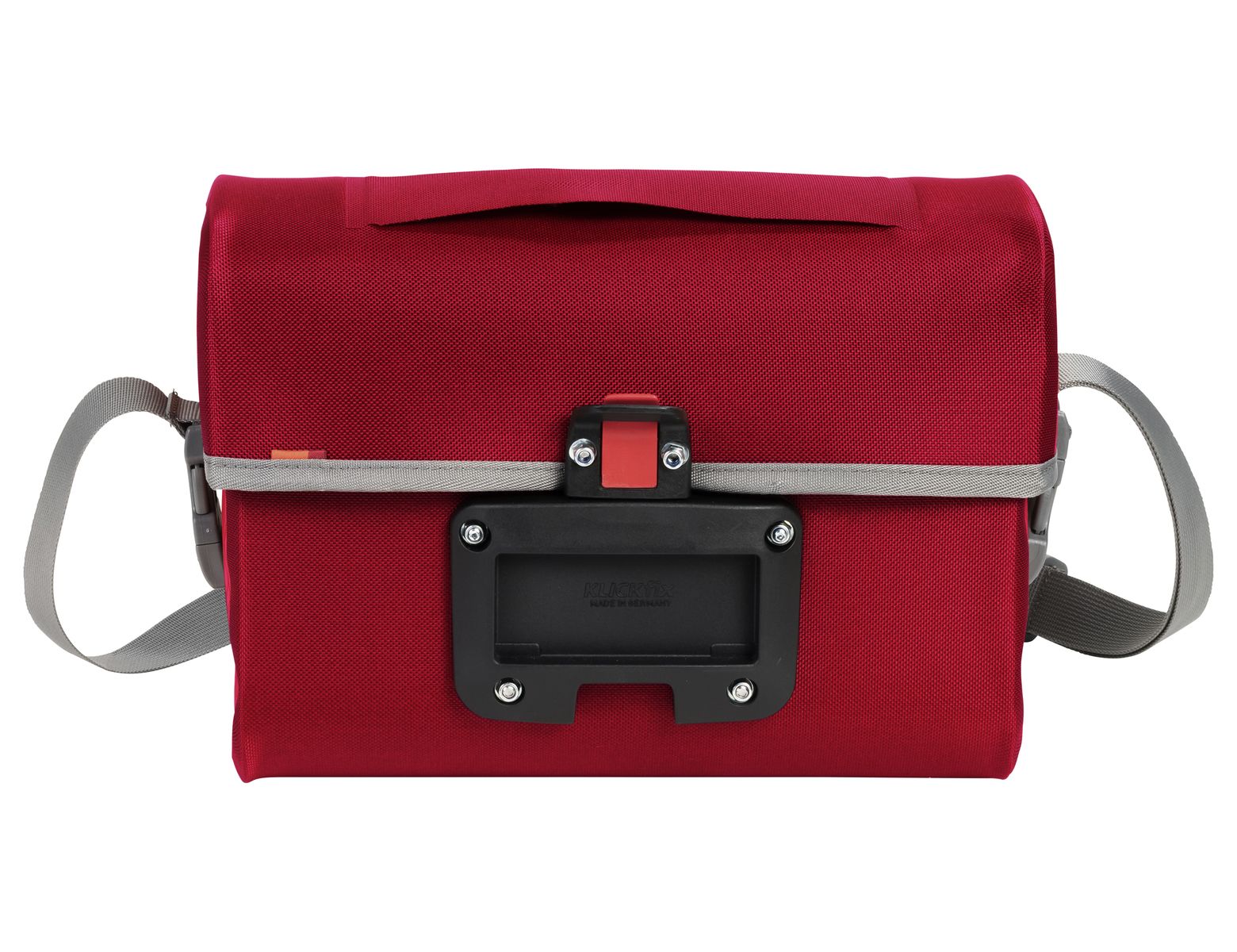 VAUDE Aqua Box Lenkertasche Fahrradtasche, rot, von hinten