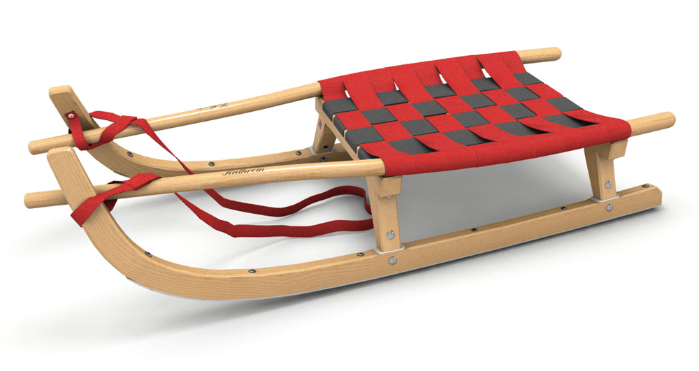 Kathrein Tourenrodel Zweisitzer mit Gurtsitz (125 cm)