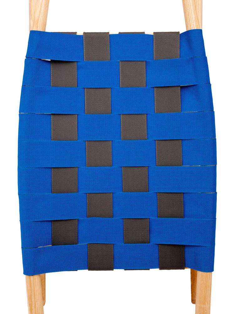 Kathrein Familienrodel Einsitzer 95 cm blau/grau Sitzfläche