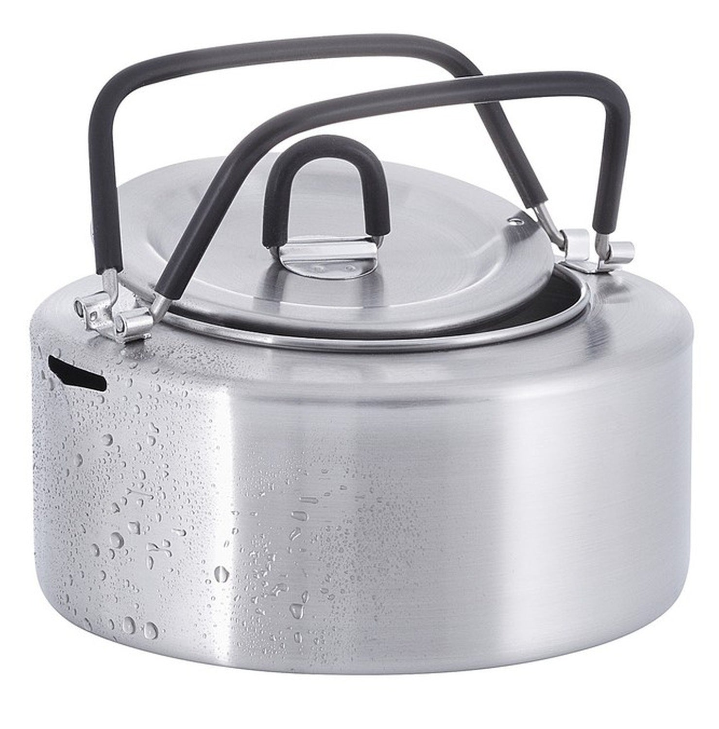 Tatonka H2O Pot 1,0l Wasserkessel, seitlich, mit Deckel, Griffe oben