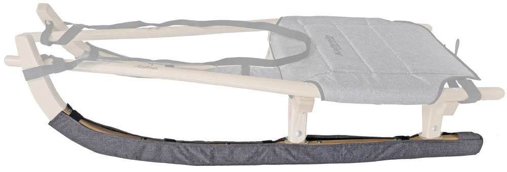 Kathrein Schienenschoner für Schlitten – Sicherer Transportschutz auf Kufe, grau