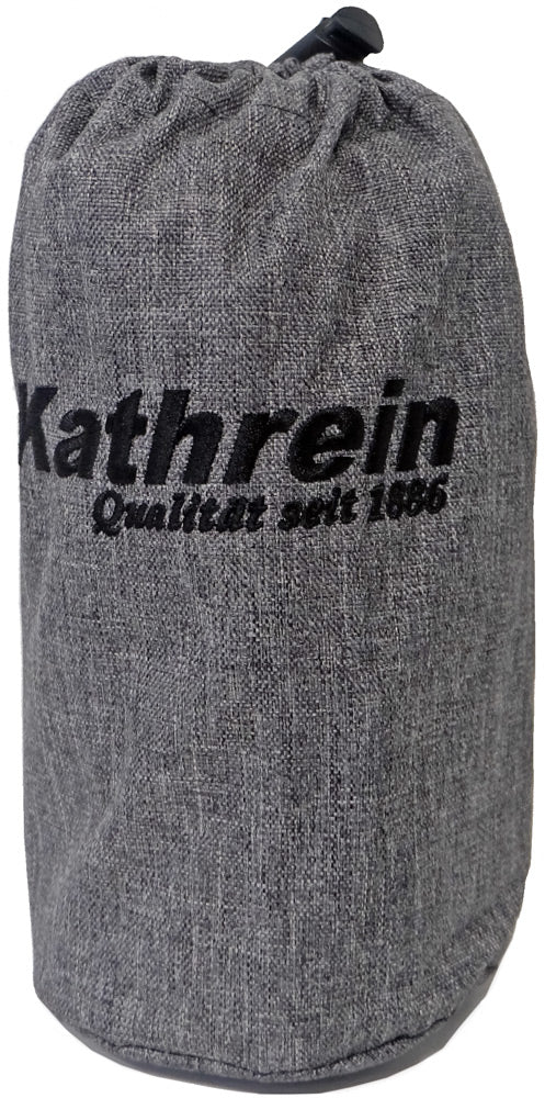 Packbeutel mit Kathrein Schienenschoner für Schlitten – Sicherer Transportschutz auf Kufe, grau