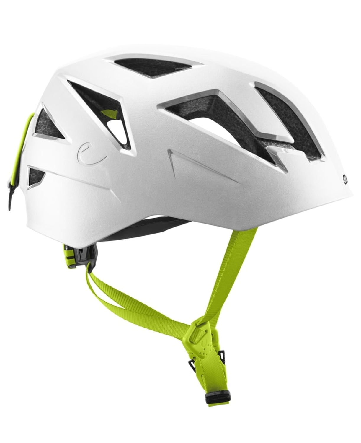 Edelrid Zodiac II - Kletterhelm in Hybridbauweise, lseitlich, weiß (snow)