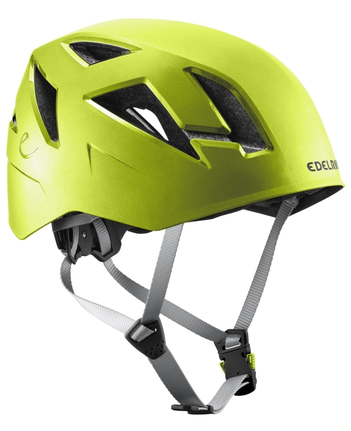 Edelrid Zodiac II - Kletterhelm in Hybridbauweise, leicht schräg, hellgrün (oasis)