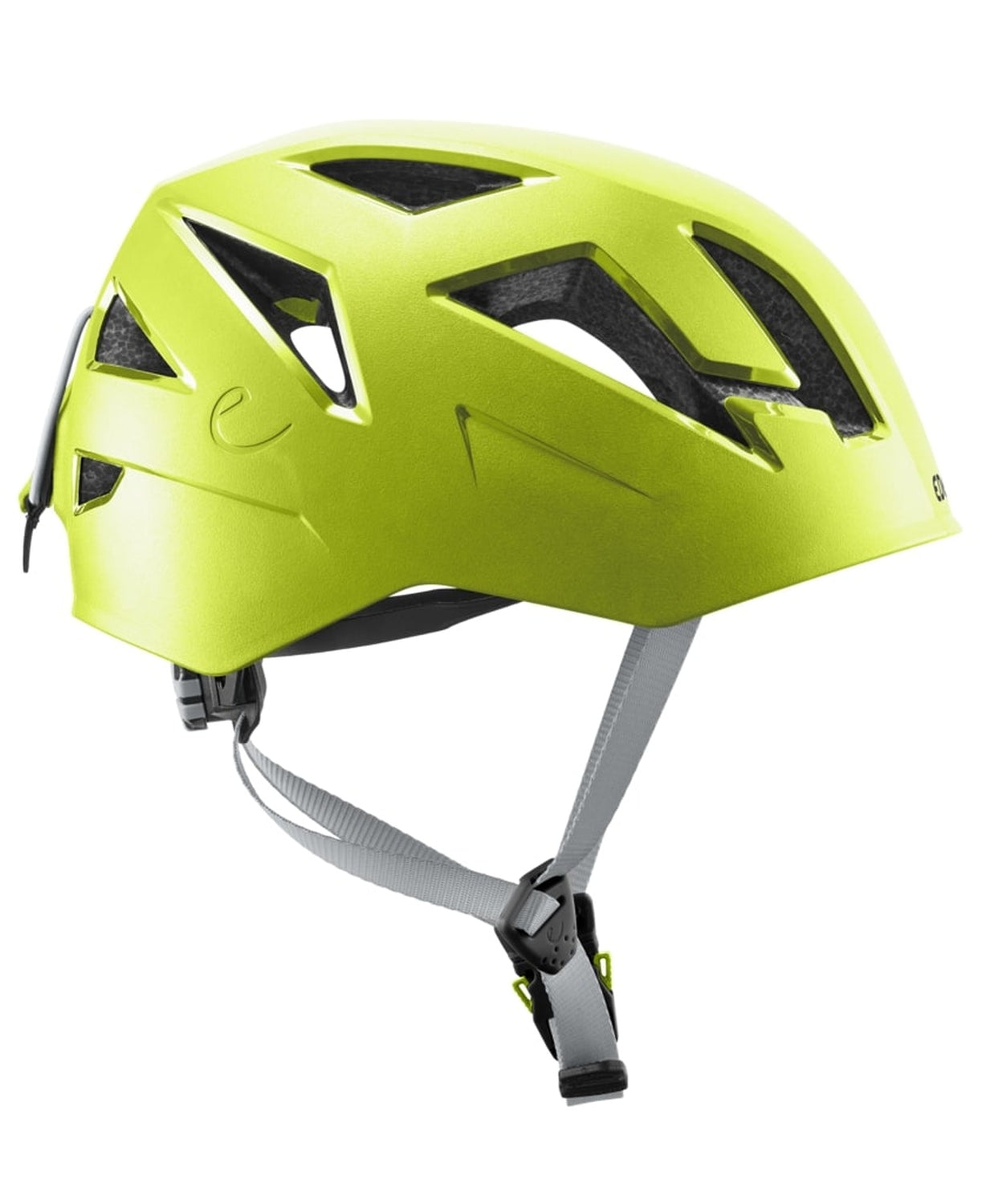 Edelrid Zodiac II - Kletterhelm in Hybridbauweise, seitlich, hellgrün (oasis)
