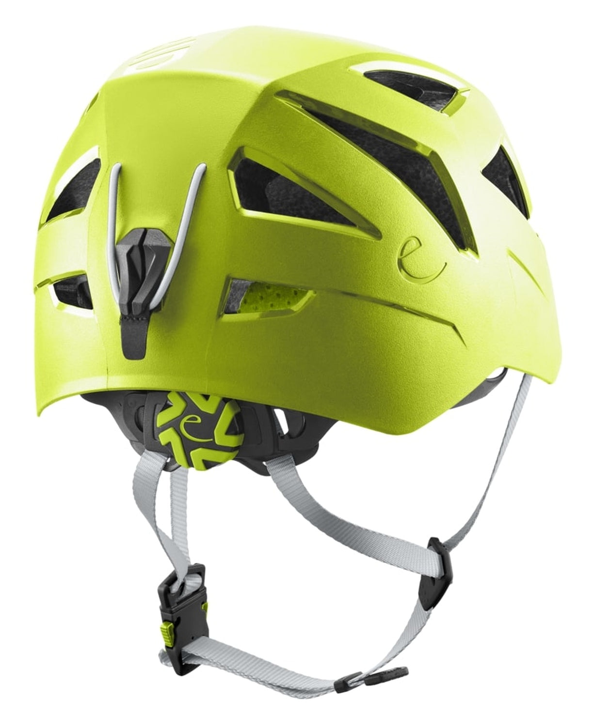 Edelrid Zodiac II - Kletterhelm in Hybridbauweise, von hinten, hellgrün (oasis)