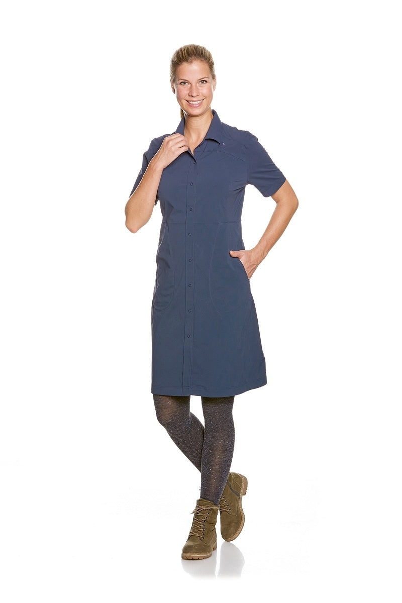 Tatonka Jorana Sommerkleid Damen, dunkelblau, von vorn