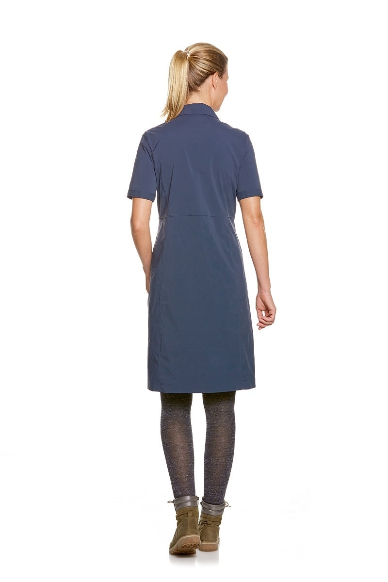 Tatonka Jorana Sommerkleid Damen, dunkelblau, von hinten