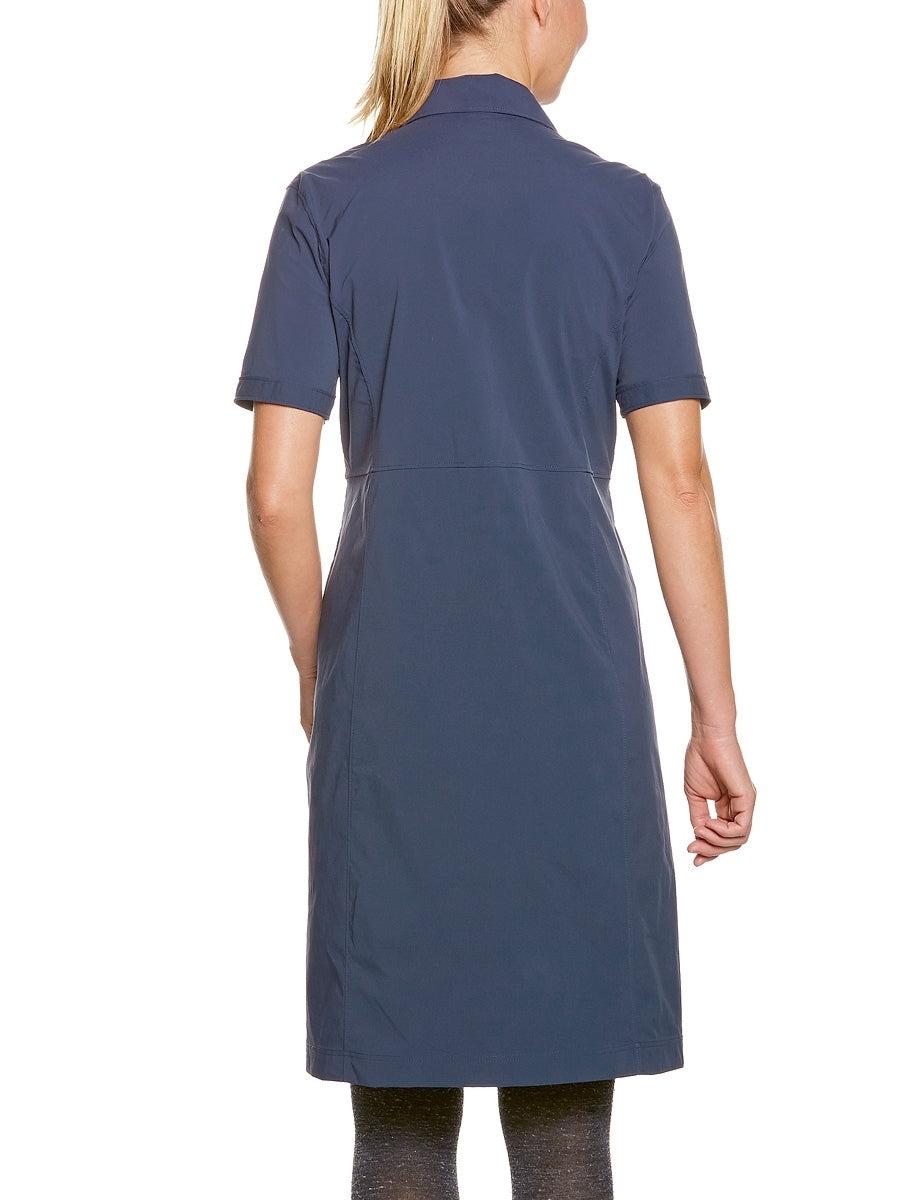 Tatonka Jorana Sommerkleid Damen, dunkelblau, Detail: von hinten