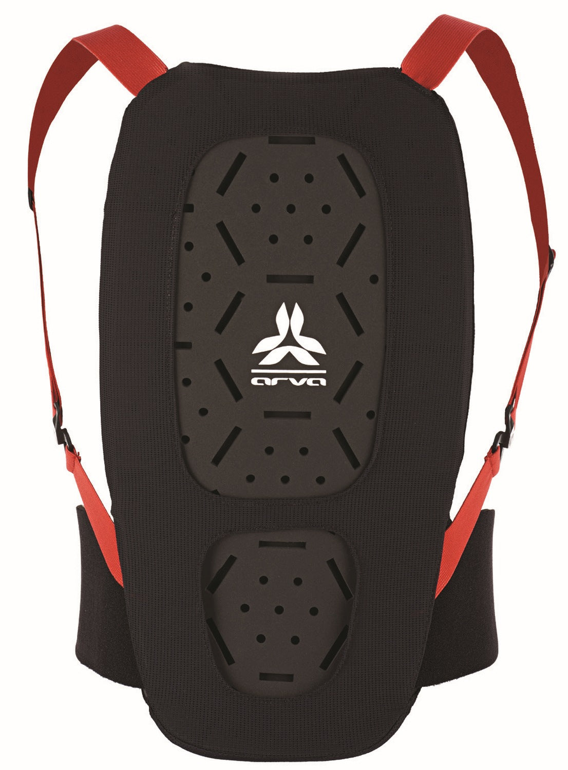 Arva Rückenprotector schwarz von vorne