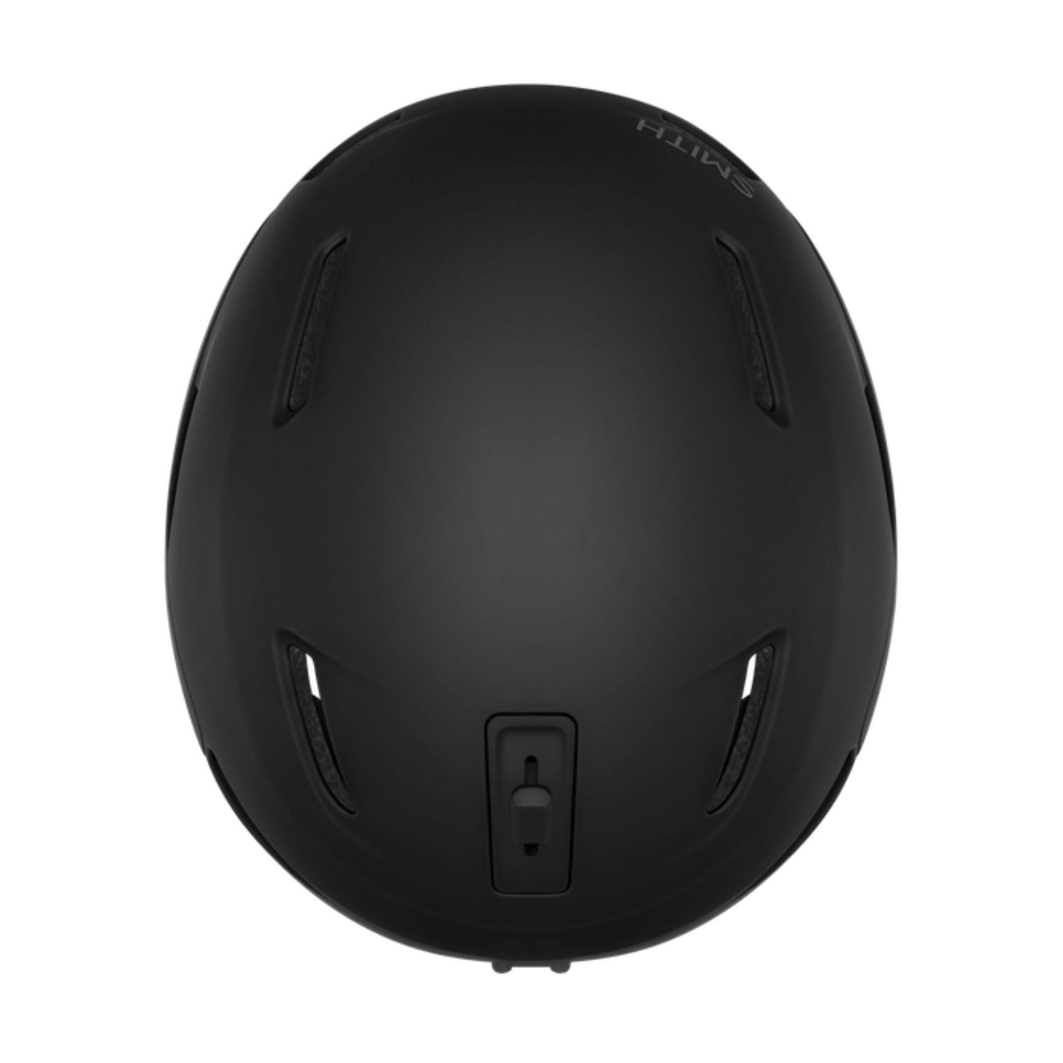 Smith Accel MIPS Skihelm, von oben, matte black