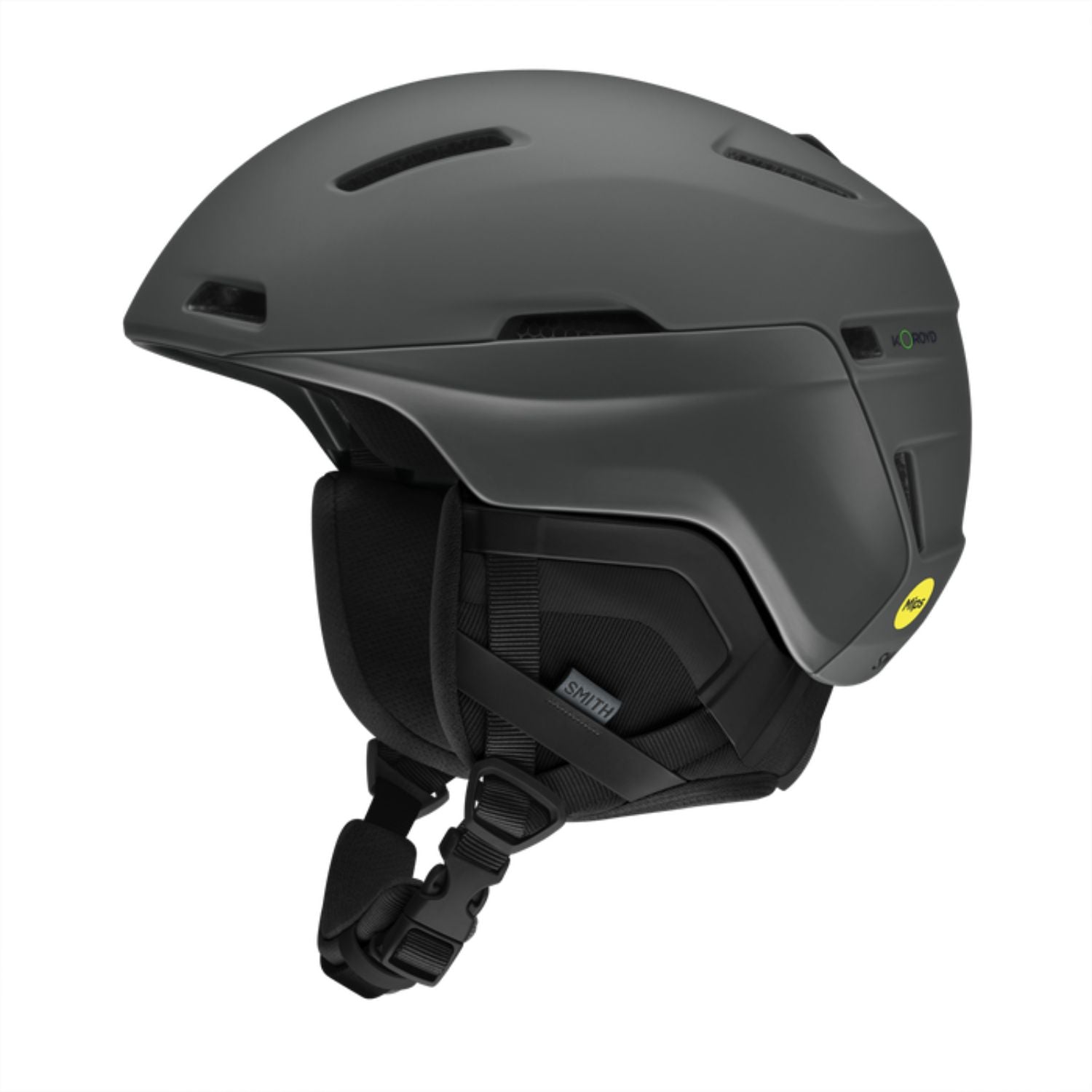 Smith Accel MIPS Skihelm, seitlich, dunkelgrau (matte slate)