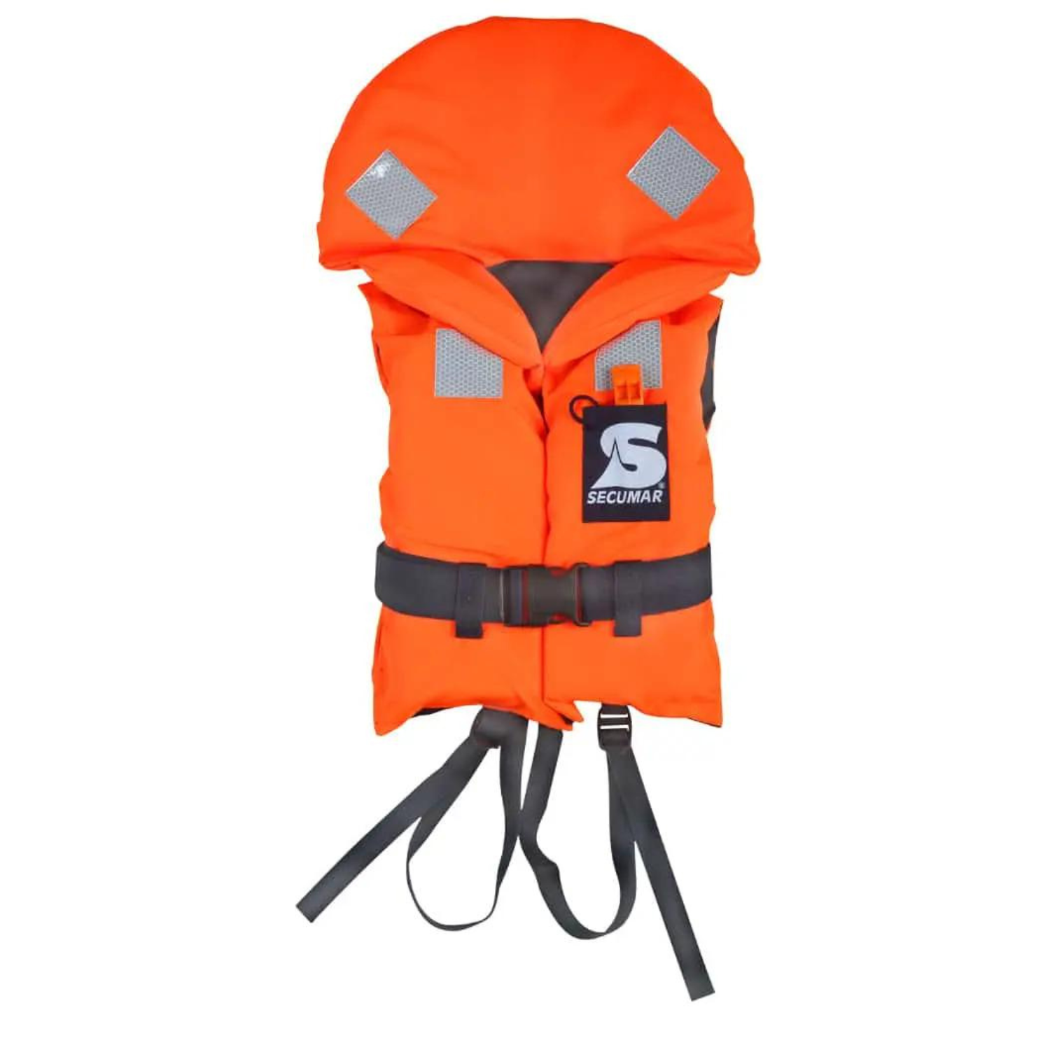 Secumar Bravo Schwimmweste für Kinder & Erwachsene, orange, mit Logo