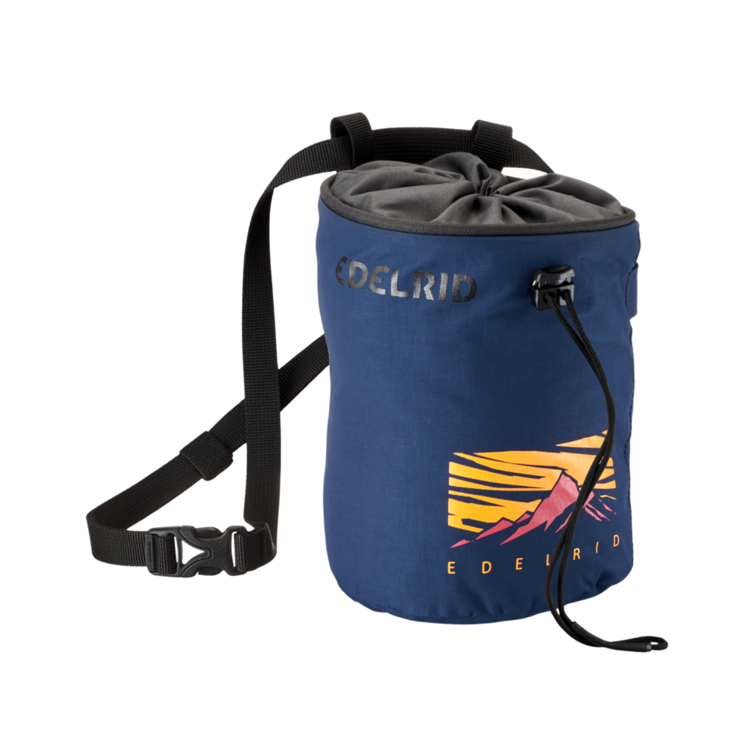 Edelrid Chalk Bag Rodeo large, seitlich, navy