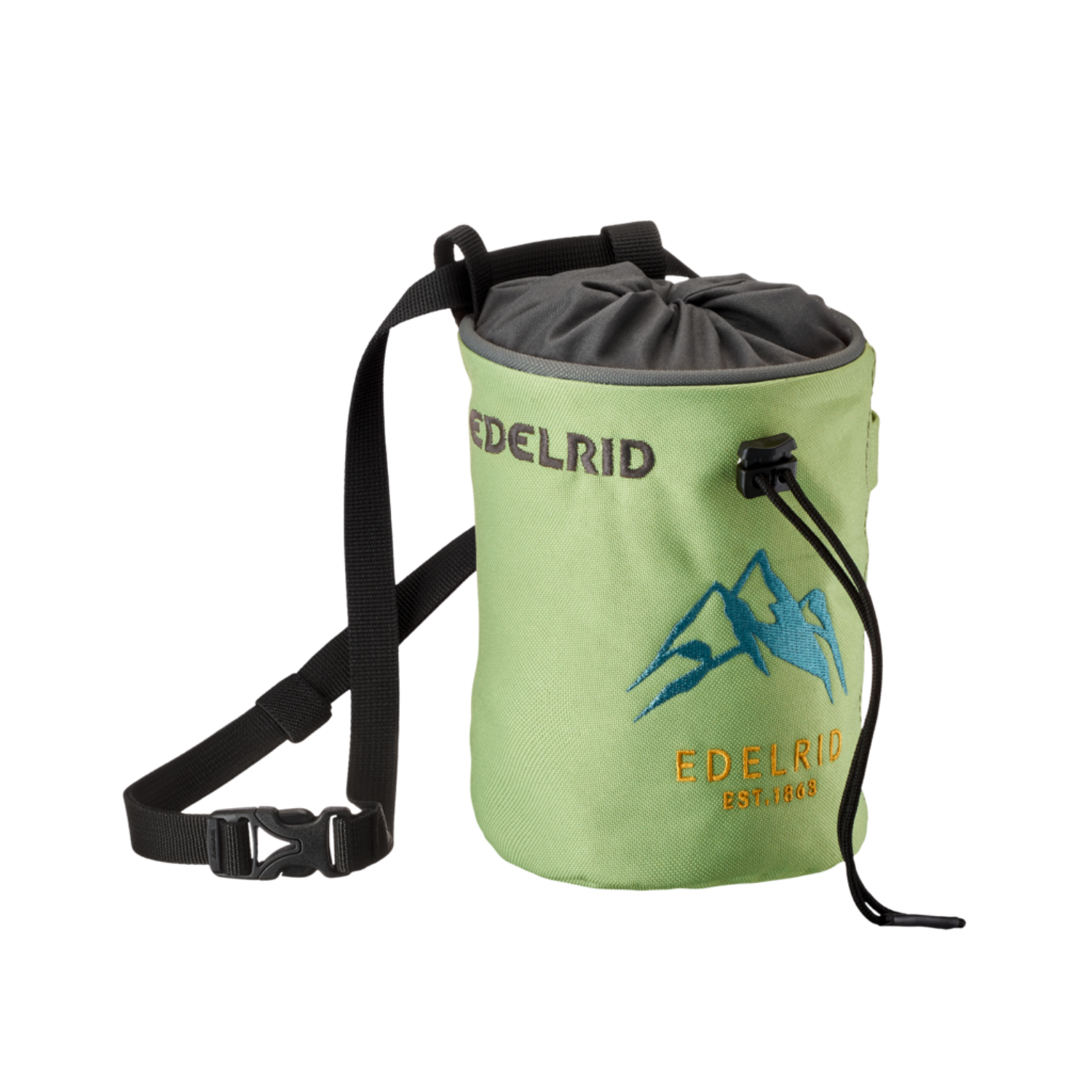 Edelrid Chalk Bag Rodeo Small, pine green, seitlich