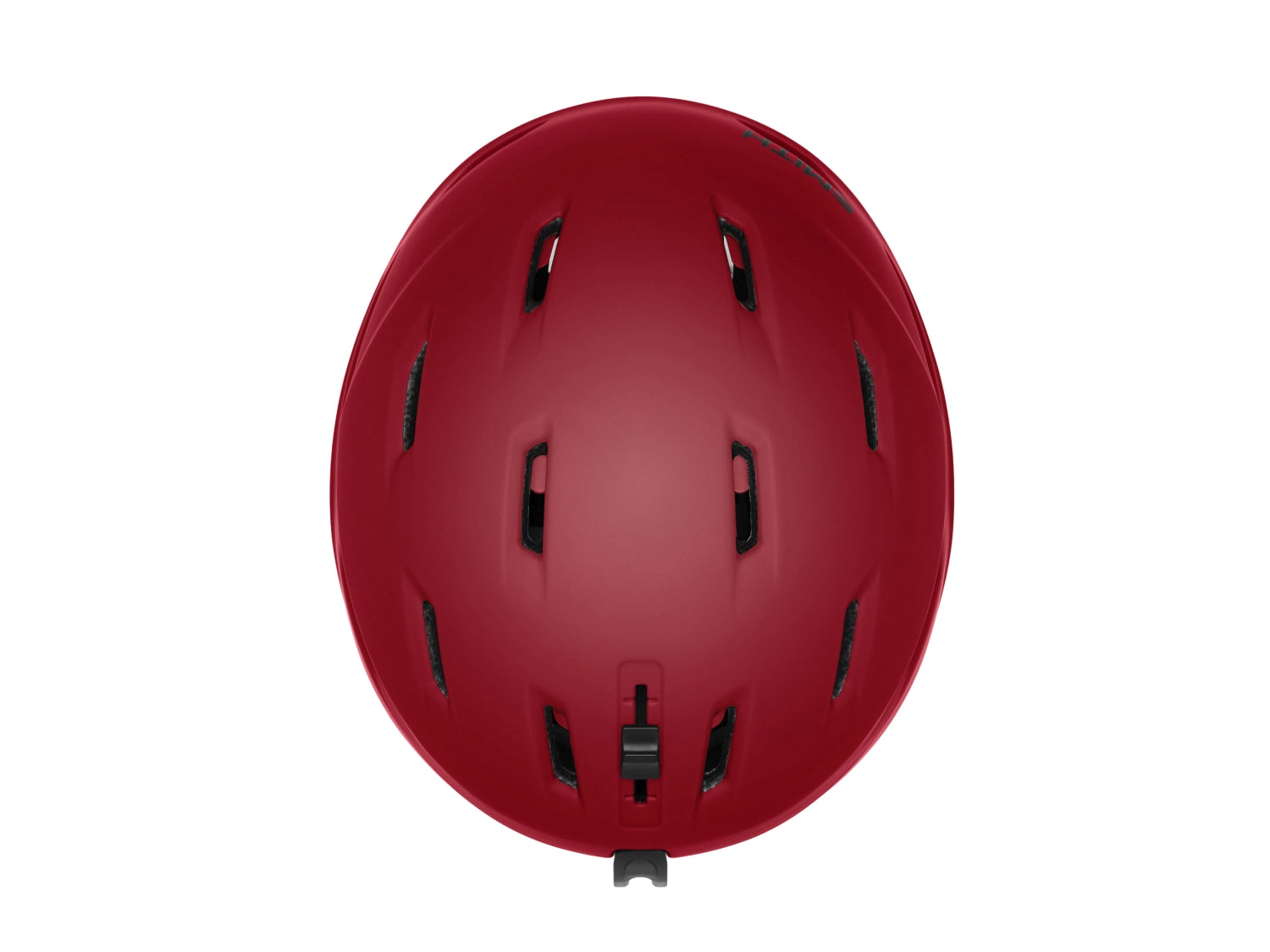 Smith MISSION MIPS Skihelm, matte chrimson 2324 (rot), von oben