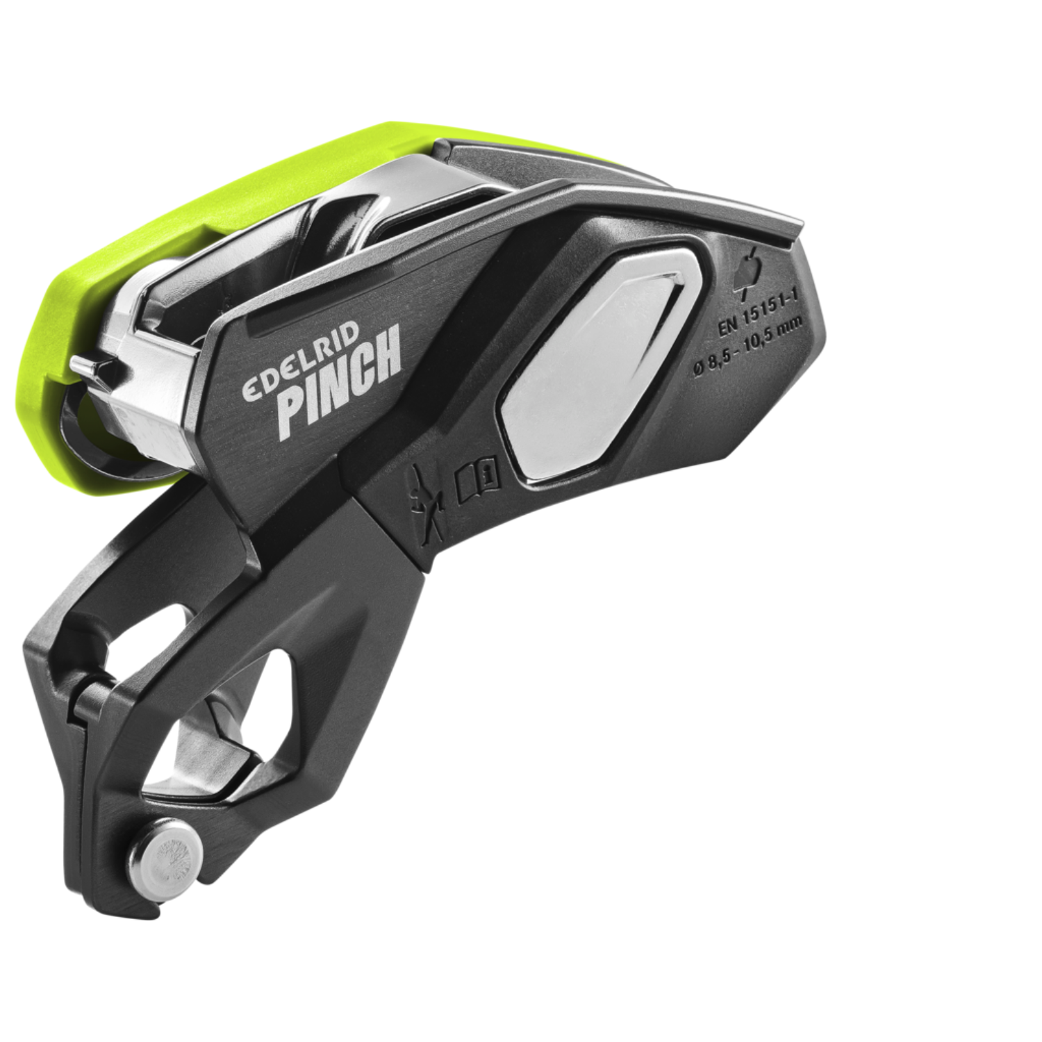 Edelrid Pinch Sicherungsgerät anthracite-oasis seitlich