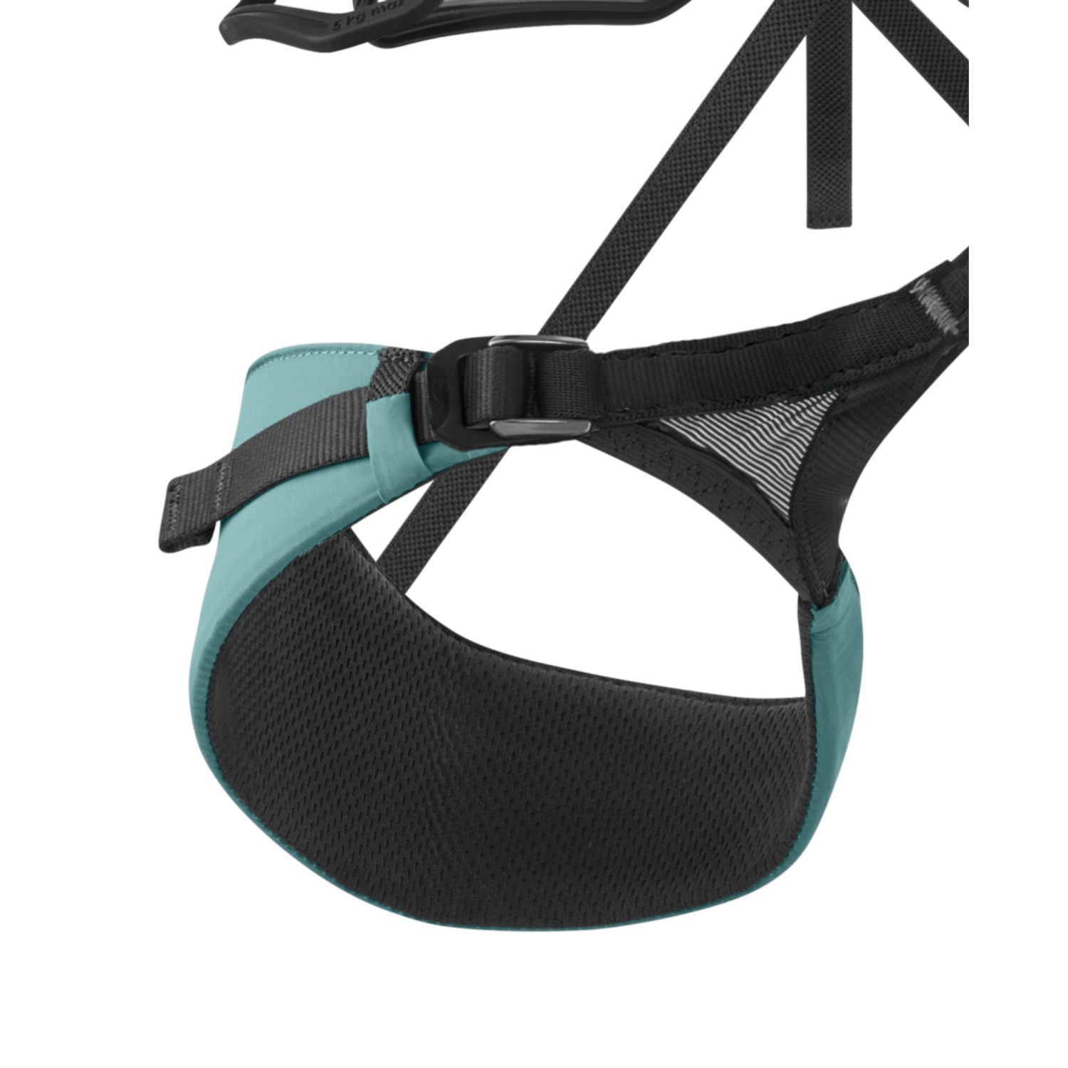 Edelrid Sendero II Klettergurt mineral blue Detail Beinschlaufe