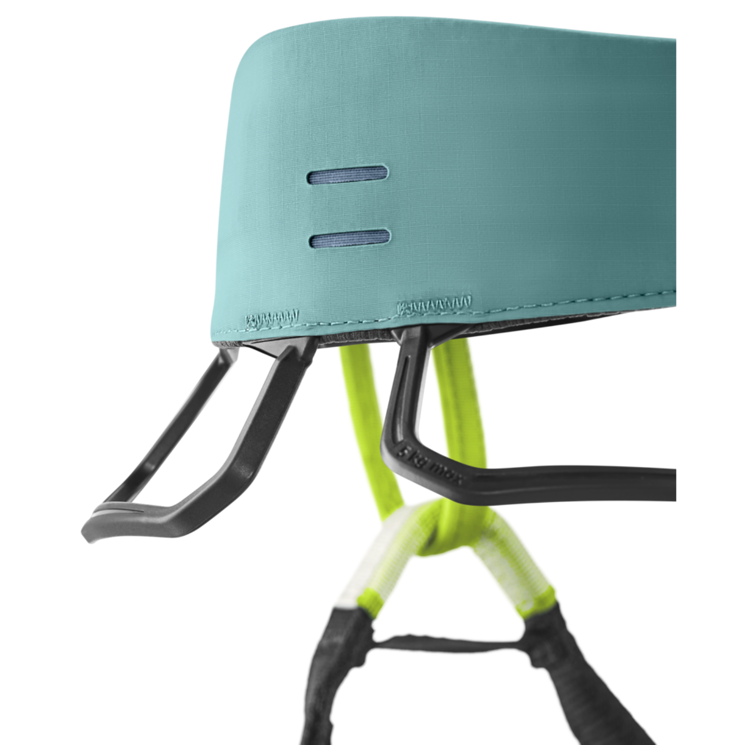 Edelrid Sendero II Klettergurt mineral blue Detail Materialschlaufen 2