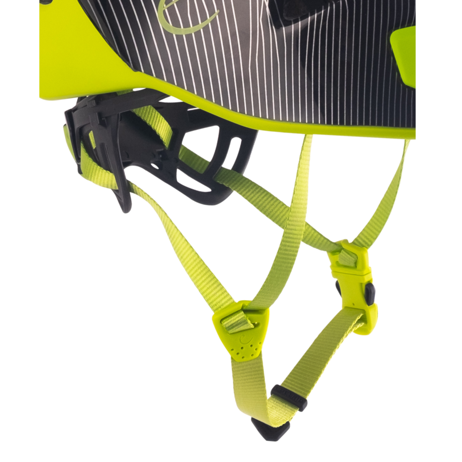 Edelrid Shield II Kletterhelm night detail Kinngurt