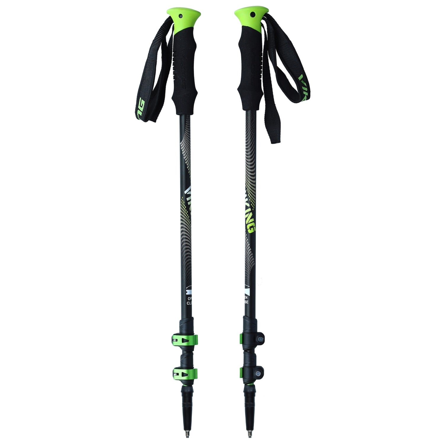 Viking Kivi Teleskop-Trekkingstock, zusammengeschoben