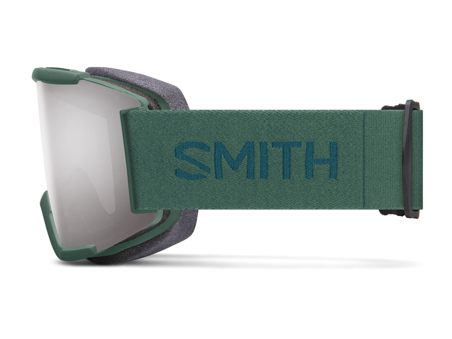 Smith SQUAD Skibrille mit Wechselscheibe, alpine green 2324/chromapop sun platinum mirror + clear, nach links