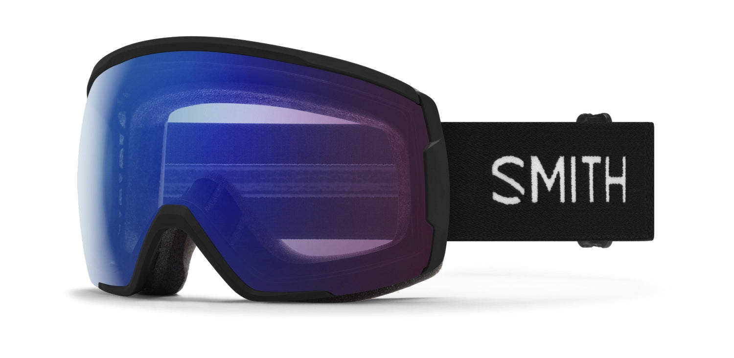 Smith PROXY Skibrille, black 2021/chromapop photochromic rose flash, leicht schräg