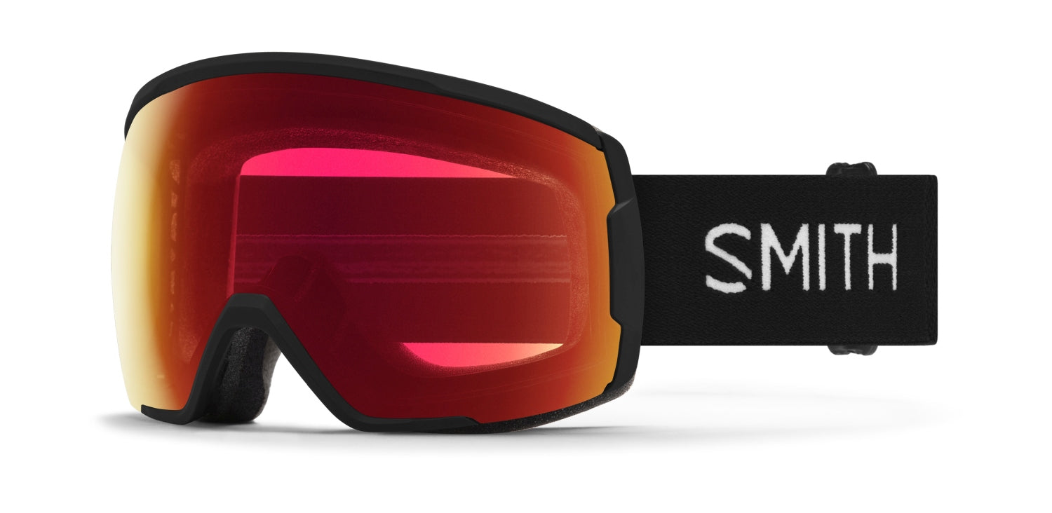 Smith PROXY Skibrille, black 2021/chromapop photochromic red mirror, leicht schräg