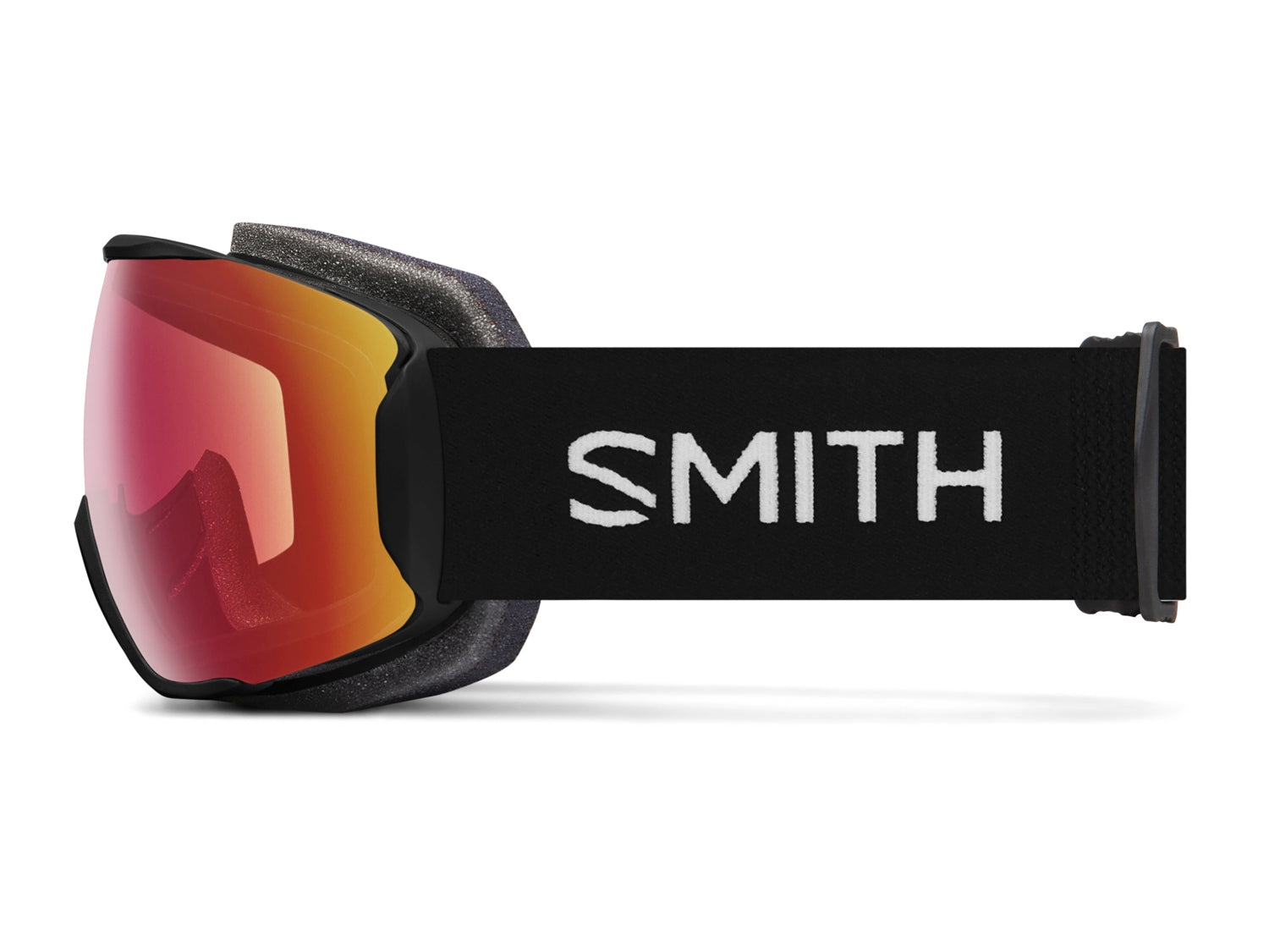 Smith MOMENT Damen-Skibrille, black 2021/chromapop photochromic red mirror, nach links