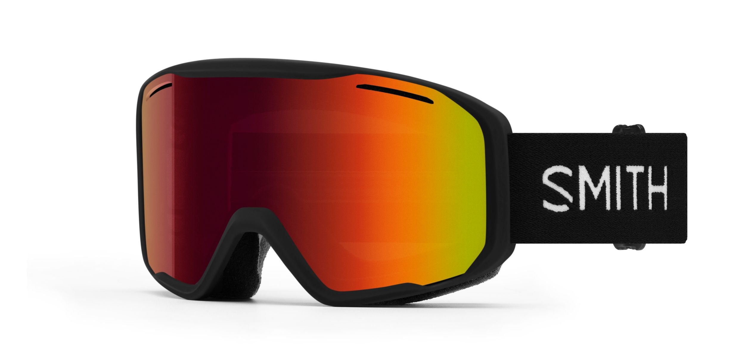 Smith BLAZER OTG Skibrille, black2324/red solx mirror antifog, leicht schräg