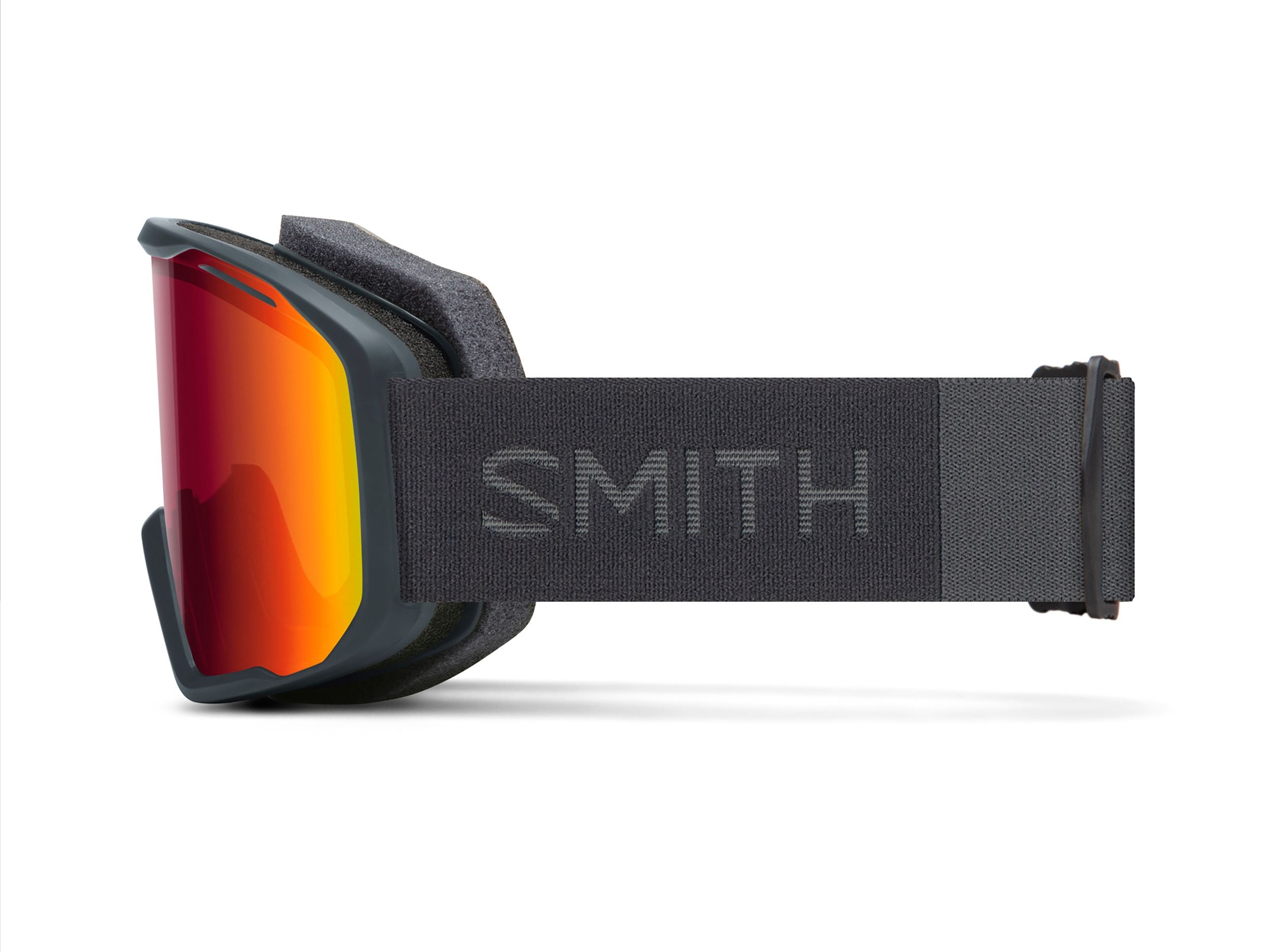 Smith BLAZER OTG Skibrille, slate 22/red solx mirror antifog, links