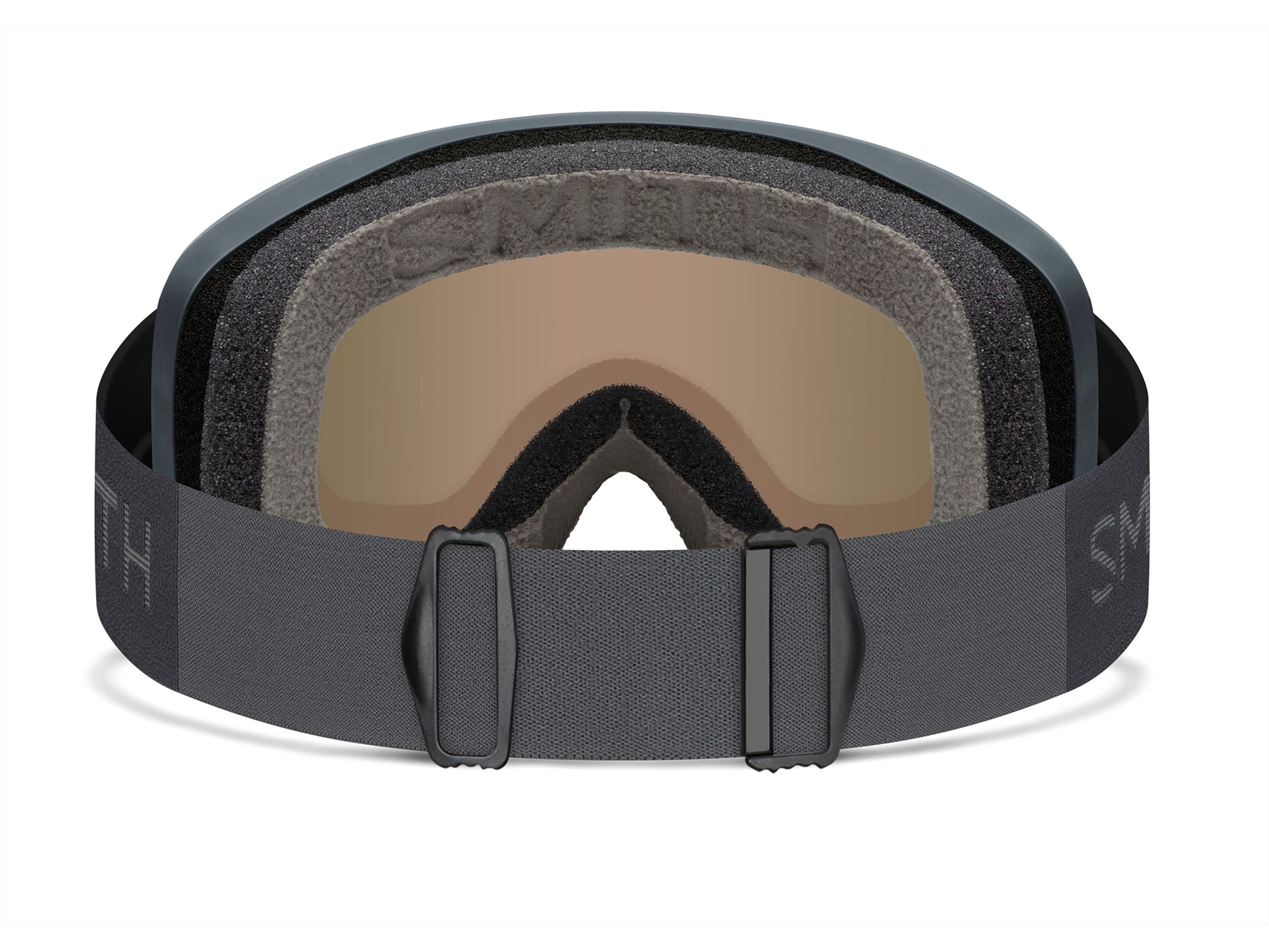 Smith BLAZER OTG Skibrille, slate 22/red solx mirror antifog, von hinten