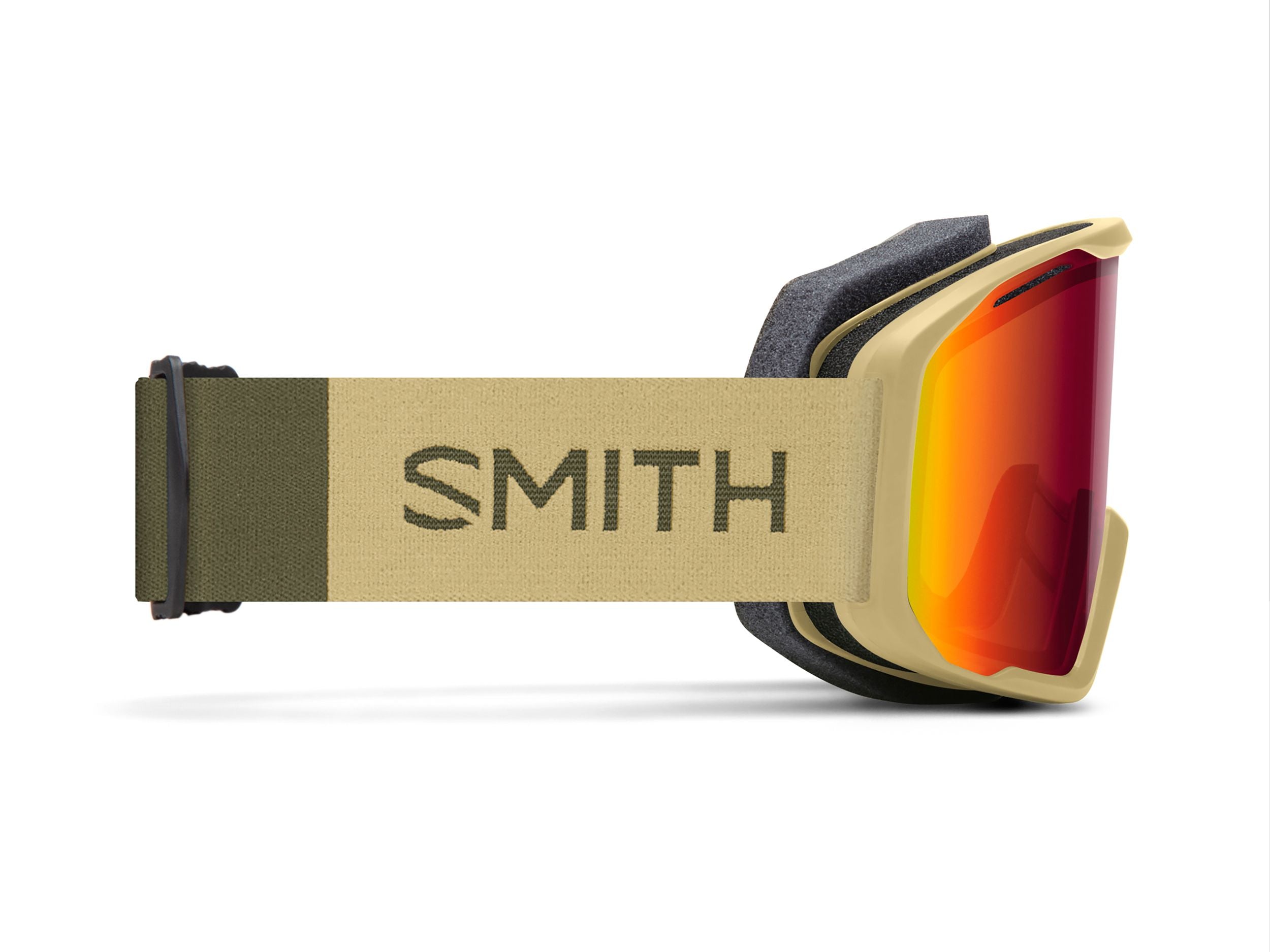 Smith BLAZER OTG Skibrille, sandstorm 2324/red solx mirror antifog, rechts