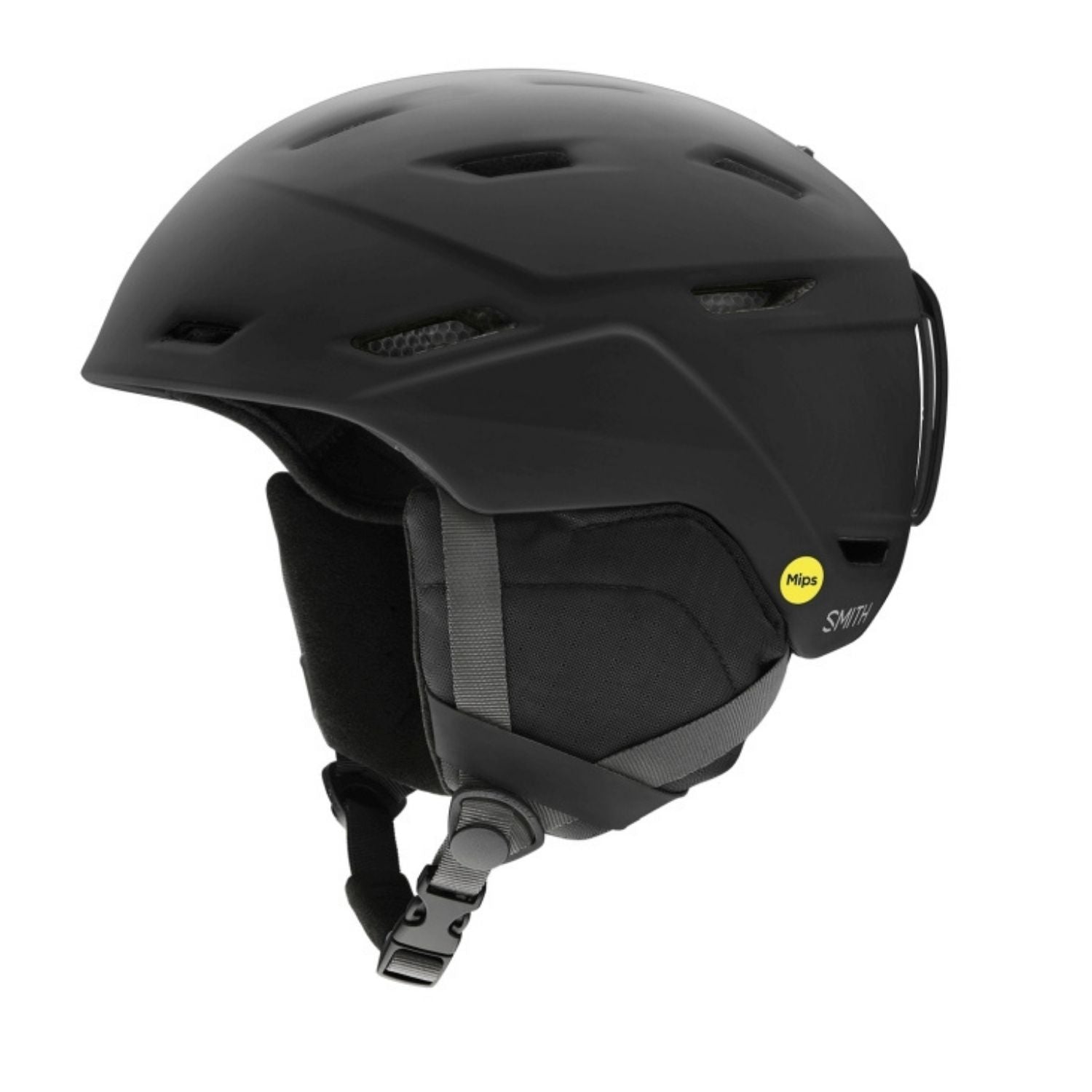 Smith MISSION MIPS Skihelm, matte black (schwarz), seitlich