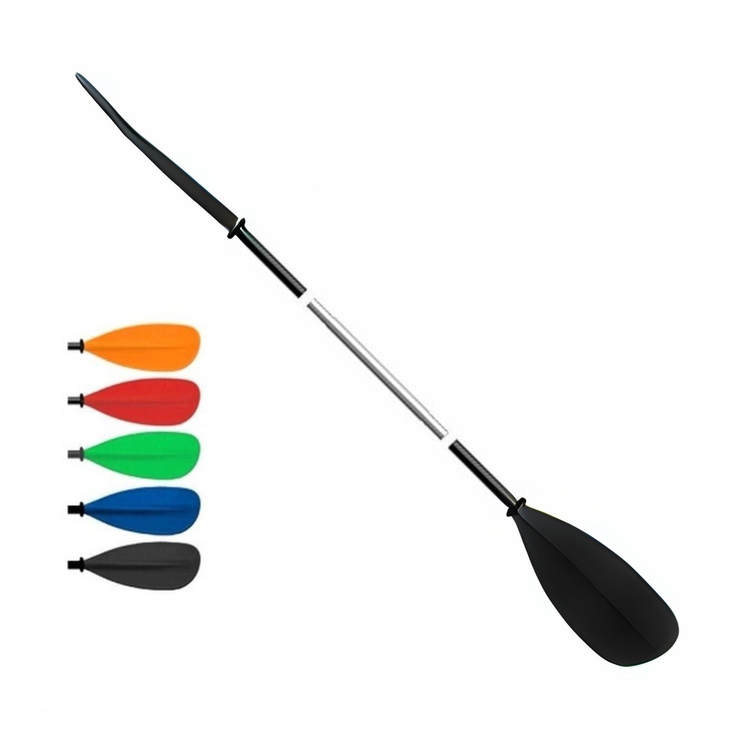 Gumotex Typ 702.3 asymetric 3-teiliges Seekajakpaddel schwarz