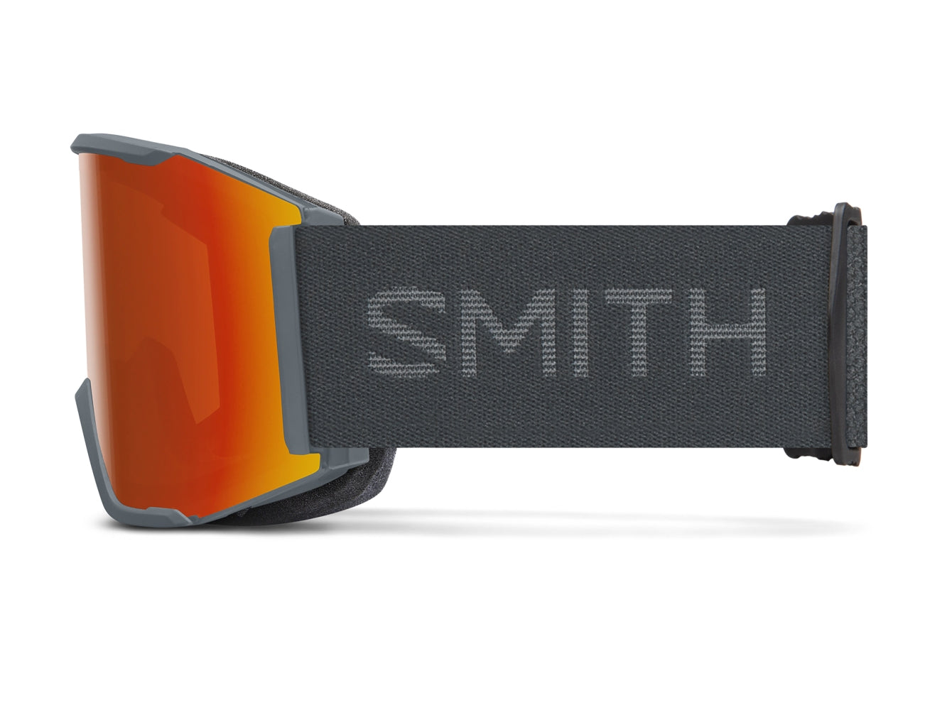 Smith SQUAD XL Skibrille mit Wechselscheibe, black 22/chromapop sun black gold mirror + chromapop storm blue sensor mirror, lnach links
