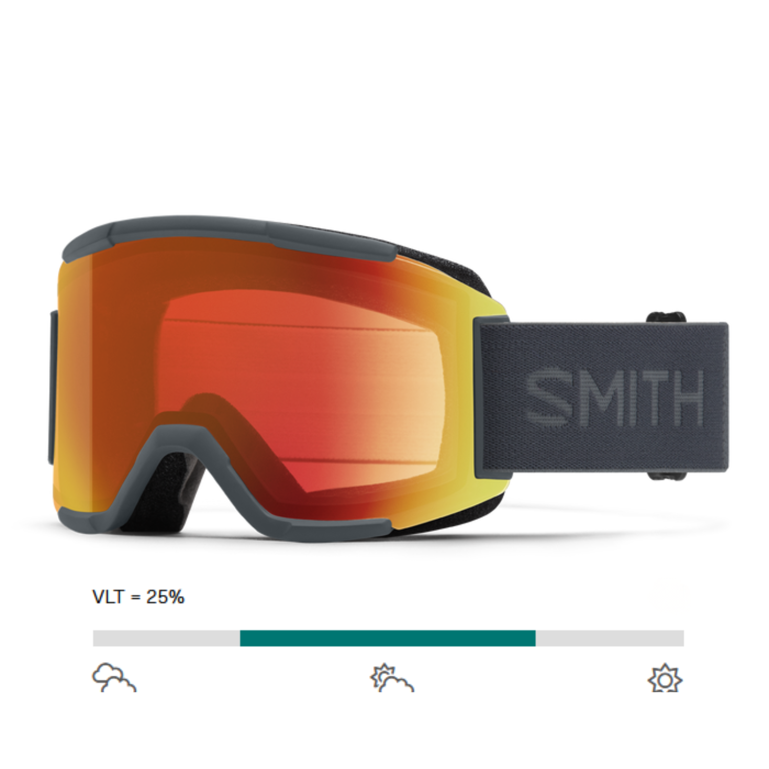 Smith SQUAD Skibrille mit Wechselscheibe