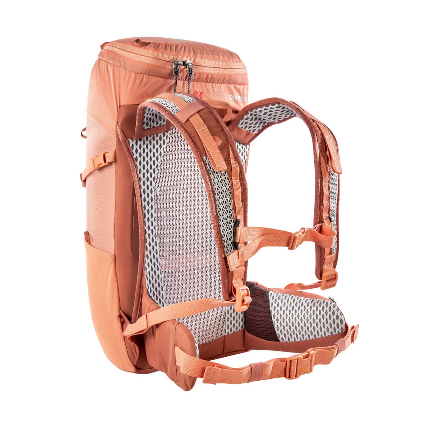 Tatonka Hike Pack 20 Women – Damen-Wanderrucksack für Touren, apricot (aprikosenfarben), schräg hinten