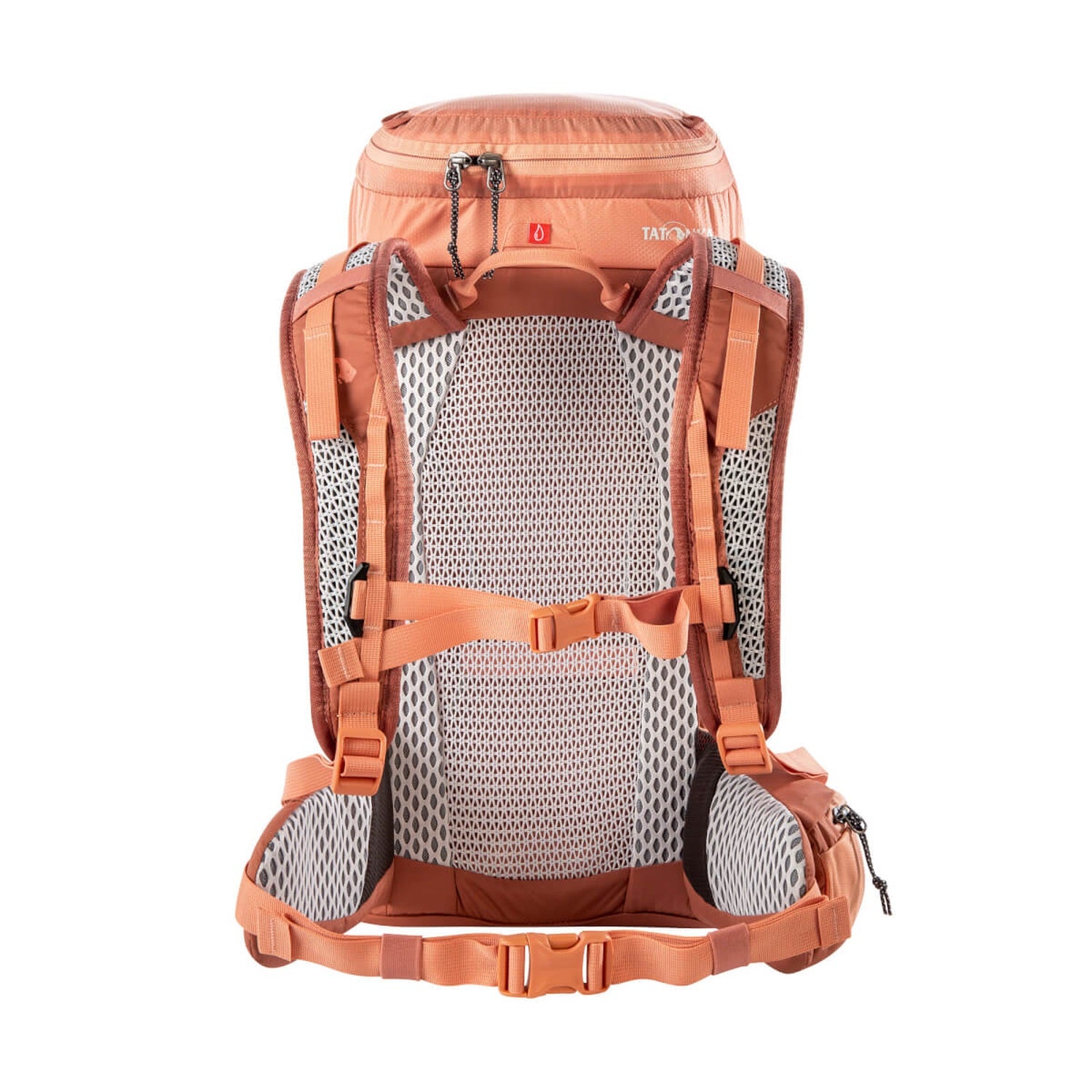 Tatonka Hike Pack 20 Women – Damen-Wanderrucksack für Touren, apricot (aprikosenfarben), hinten/innen