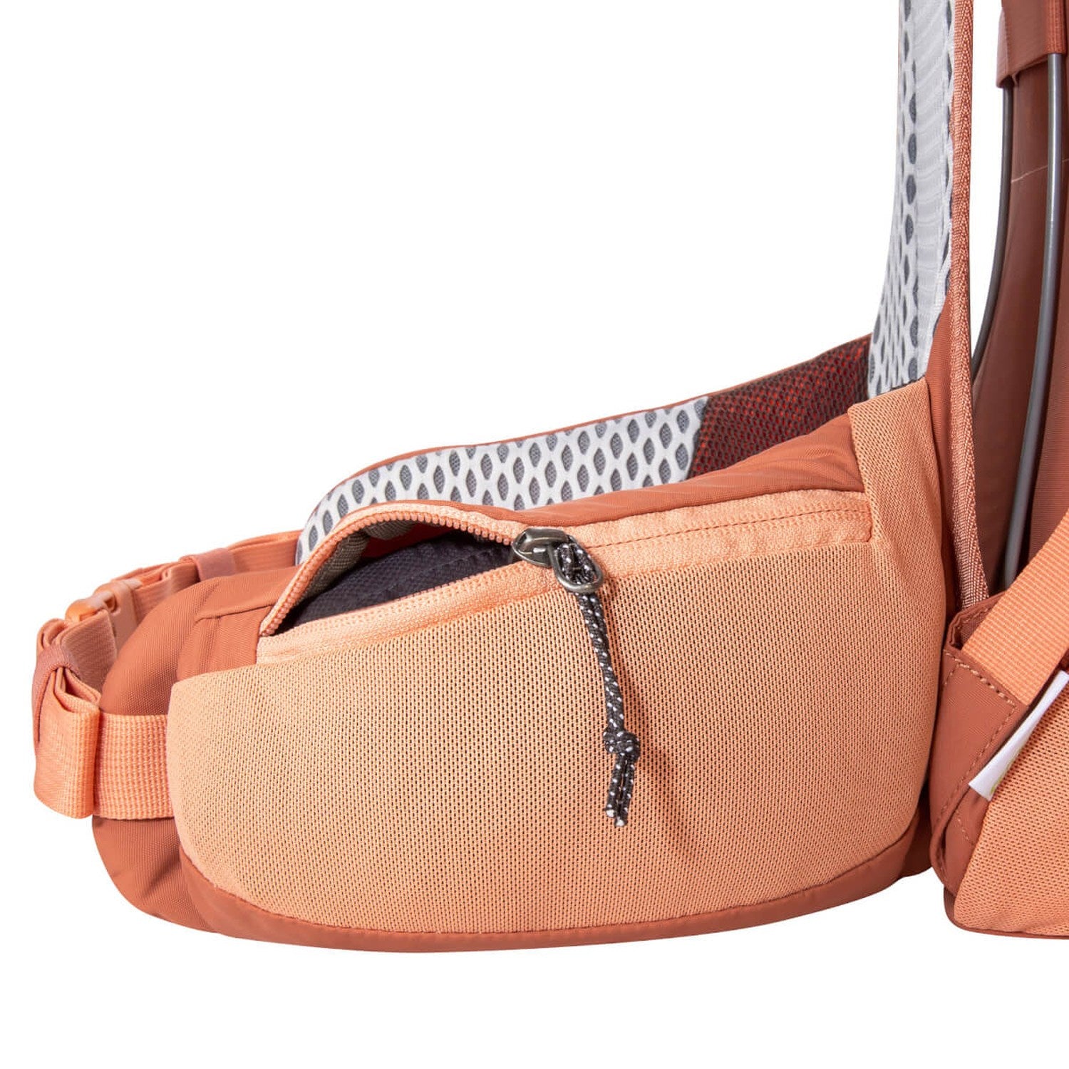 Tatonka Hike Pack 20 Women – Damen-Wanderrucksack für Touren, apricot (aprikosenfarben), Detail: Hüftgurt