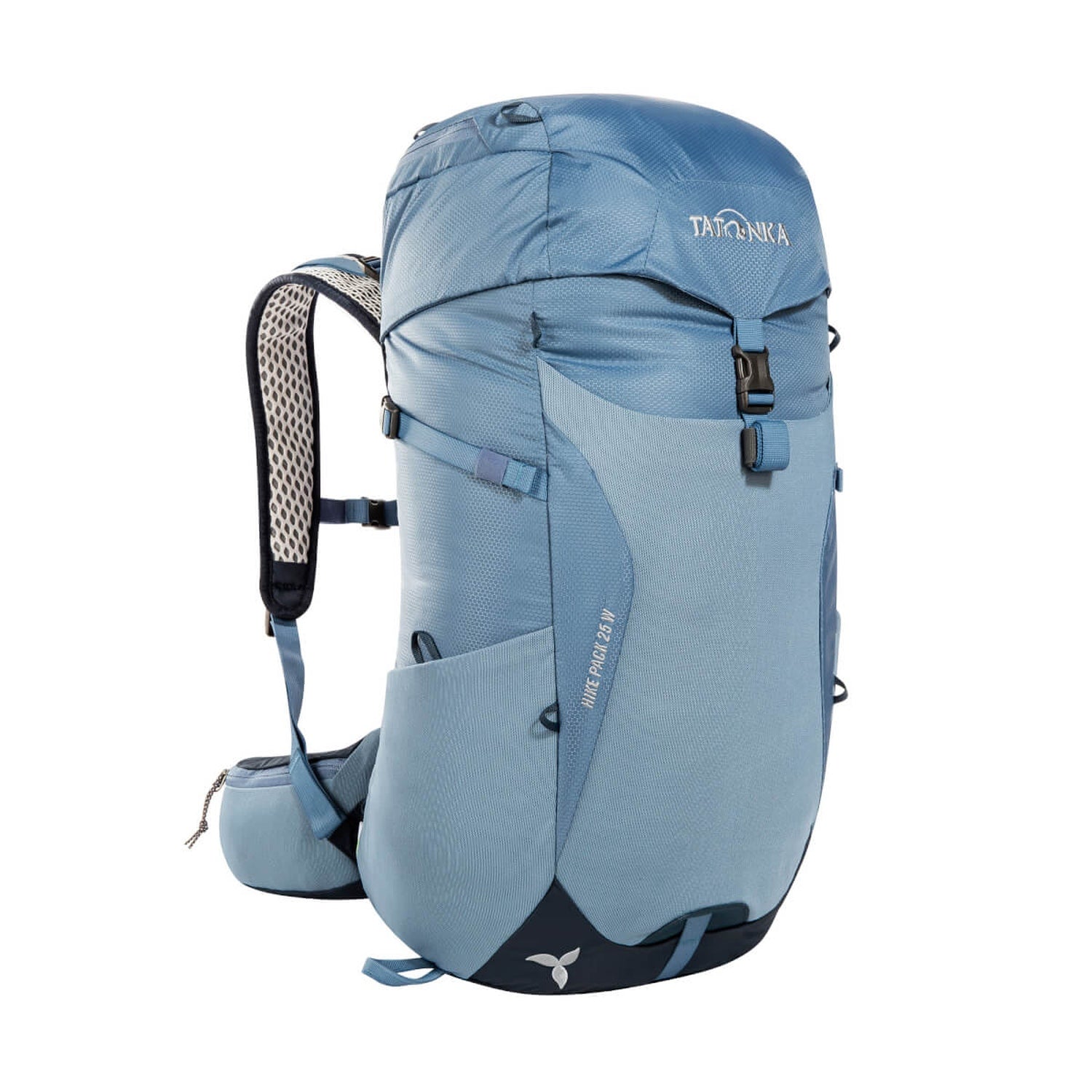 Tatonka Hike Pack 25 Women Wanderrucksack hellblau, leicht schräg, außen