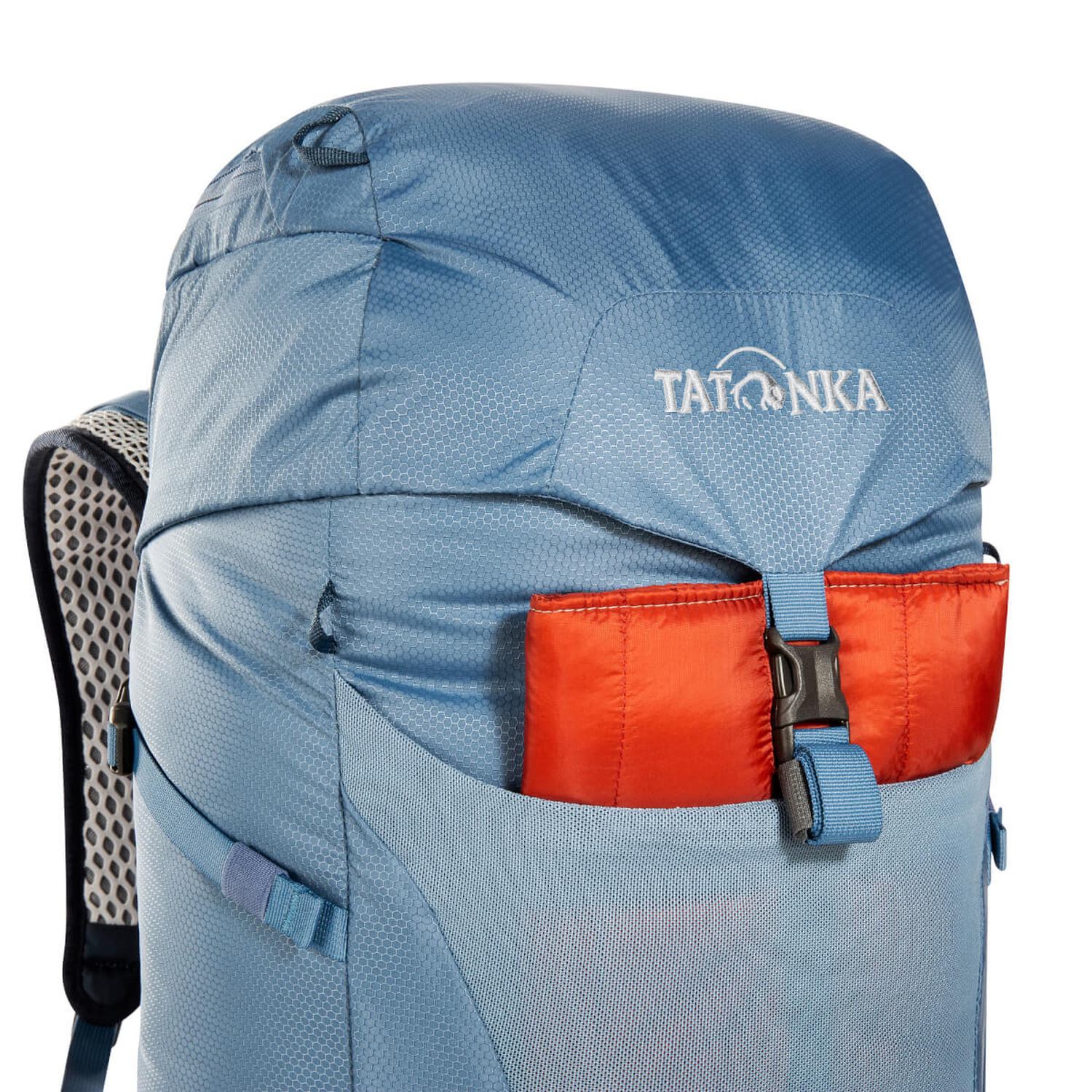 Tatonka Hike Pack 25 Women Wanderrucksack hellblau, Detail: Außentasche