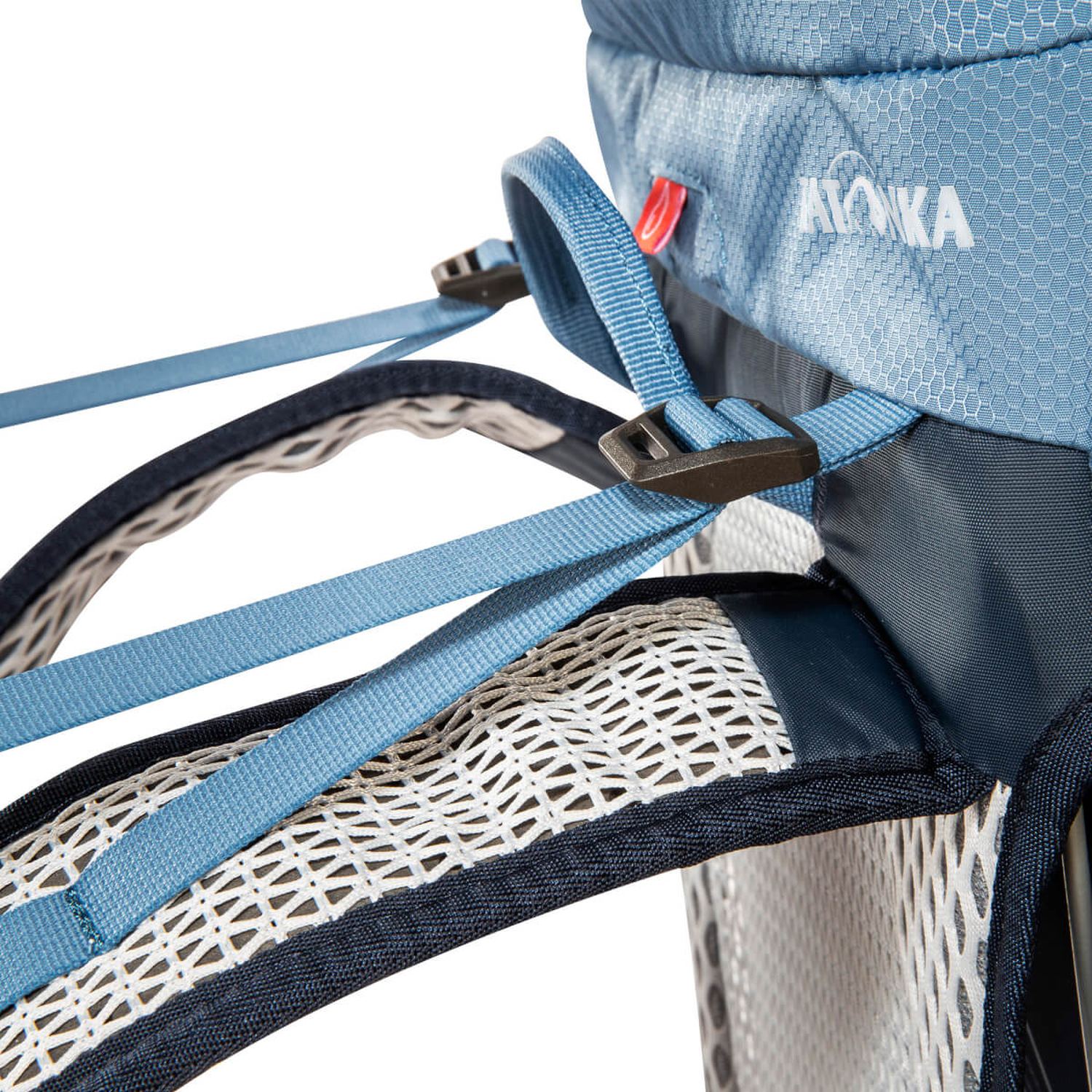 Tatonka Hike Pack 25 Women Wanderrucksack hellblau, Detail: Befestigungsschlaufen