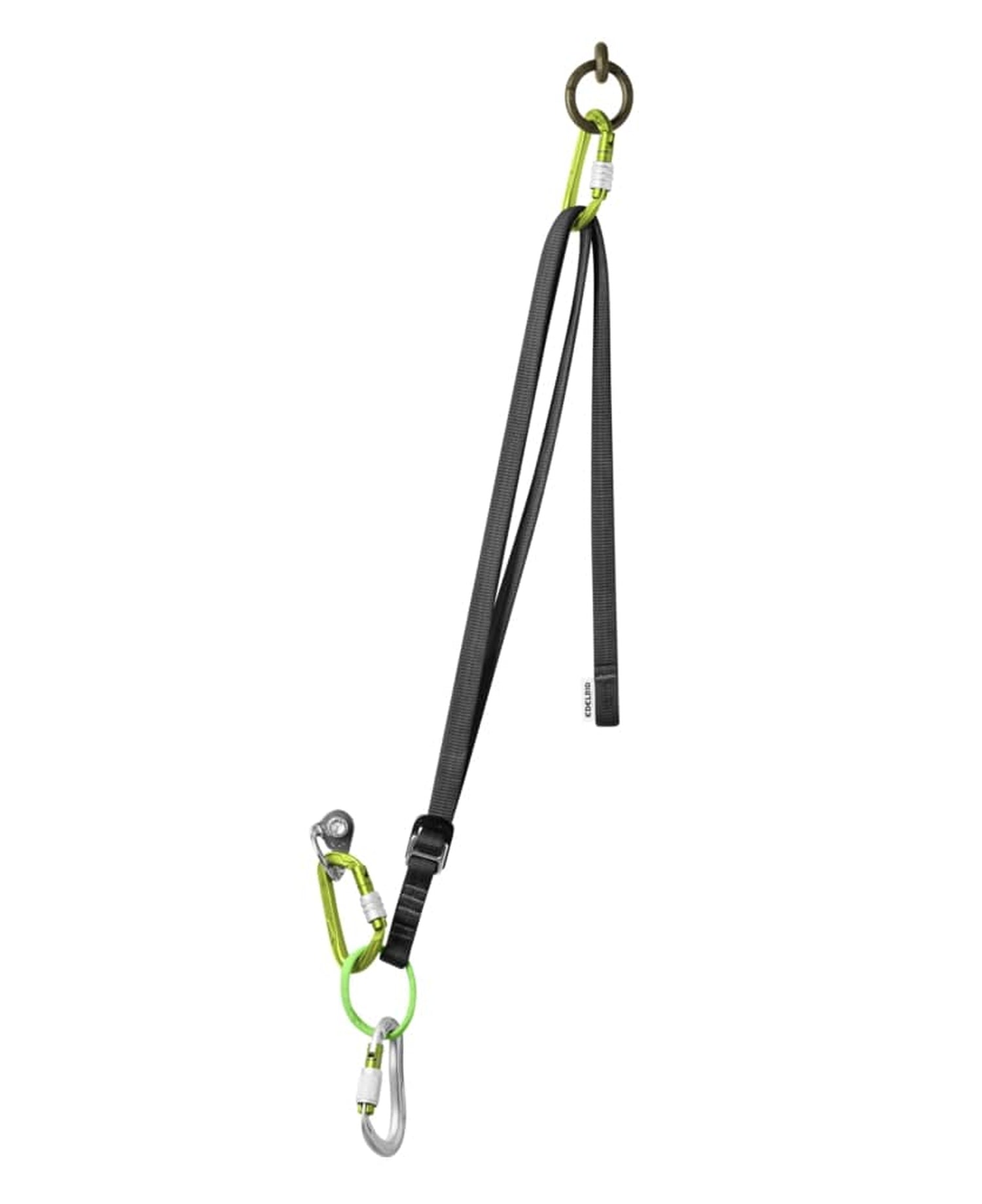 Edelrid Adjustable Belay Station Sling - 110 cm - schwarz (night), seitlich, gespannt
