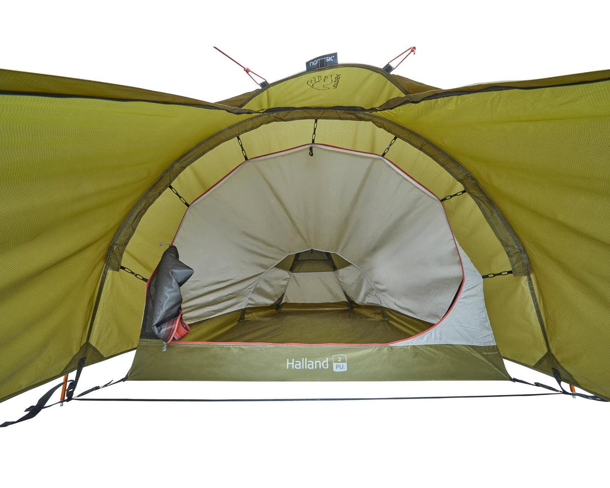 Nordisk Halland 2 PU - 2 Personen Zelt - dark olive green