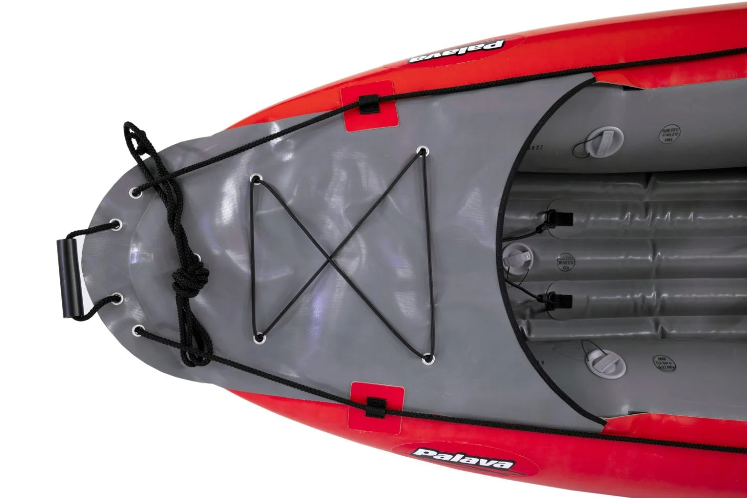 Gumotex Palava 2+1 Personen Schlauchkanadier, rot, Bug