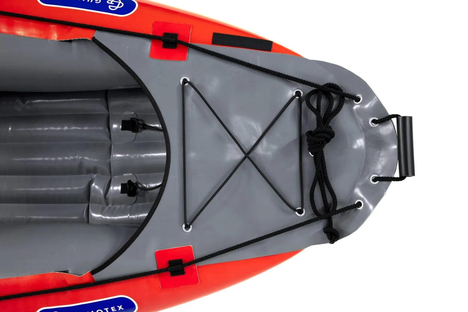 Gumotex Palava 2+1 Personen Schlauchkanadier, rot, Heck